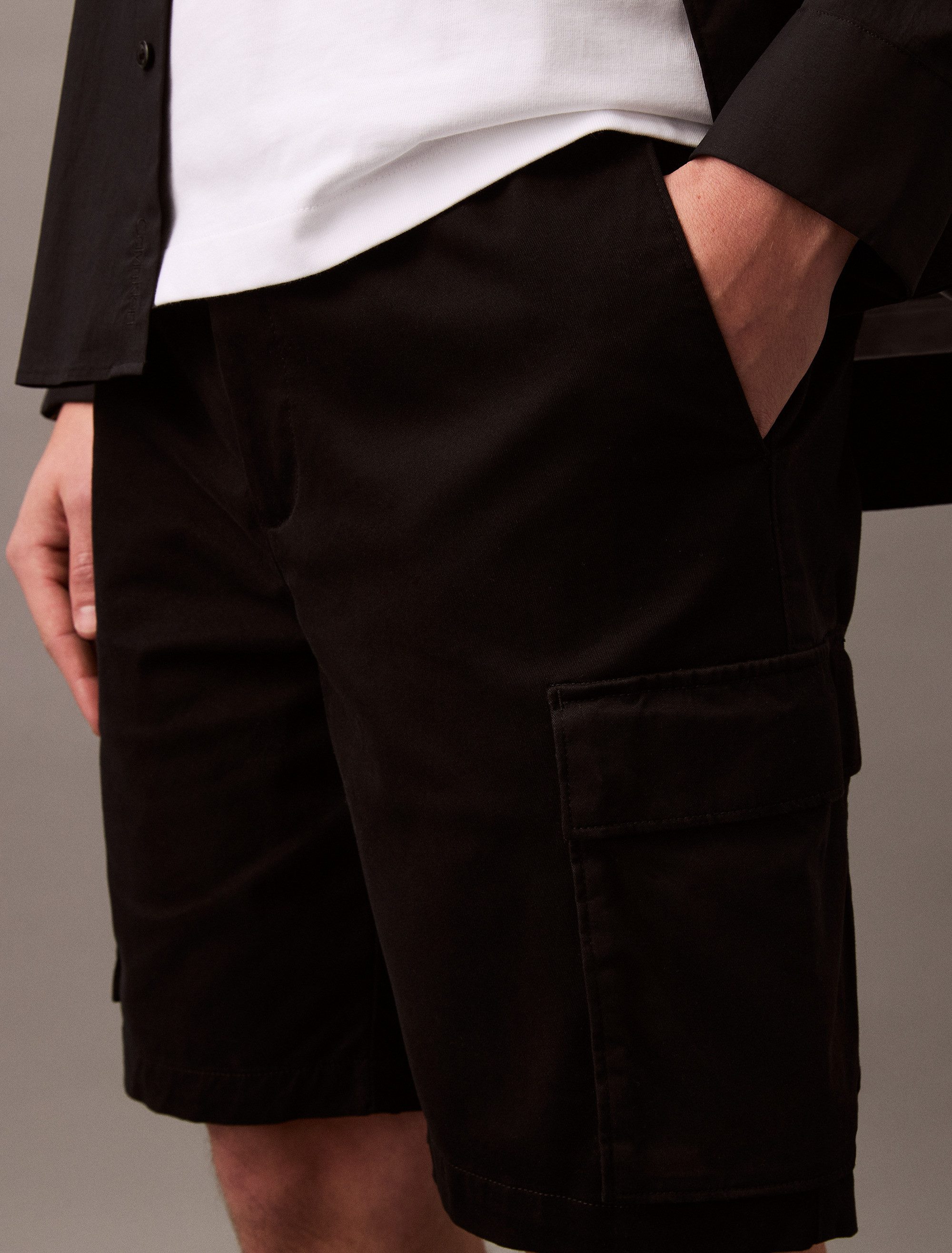 Calvin Klein Jeans Cargoshorts 9" COTTON PULL ON CARGO SHORT Mit Gürtelschl günstig online kaufen