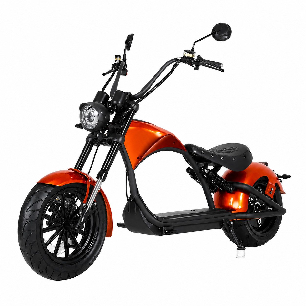 TZIpower E-Motorroller E-Chopper mit Straßenzulassung 2000W 60V 30AH 45km/h COC EEC, 2000 W, 45 km/h