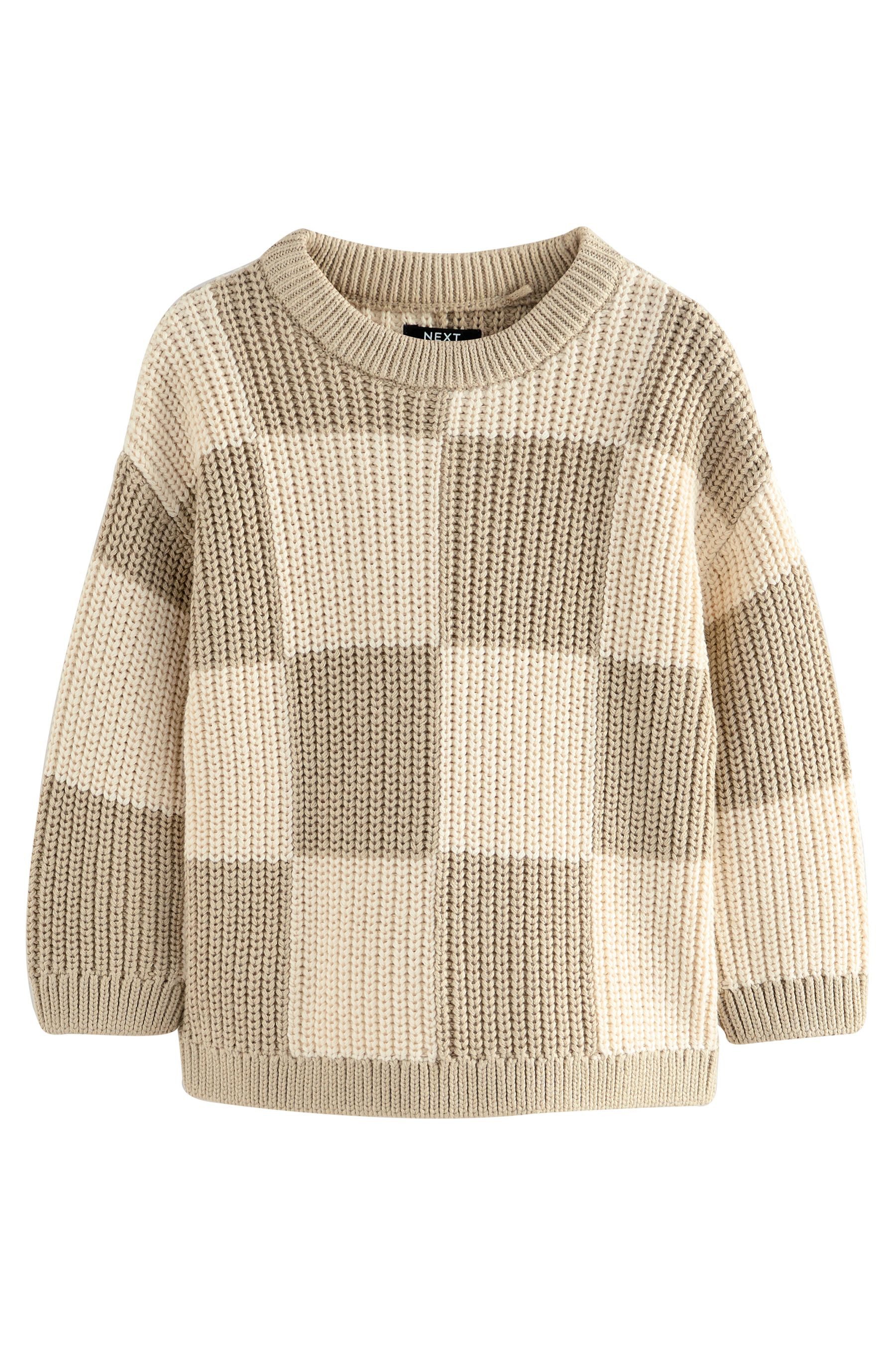 Next Strickpullover Gestrickter Rundhalspullover (1-tlg)