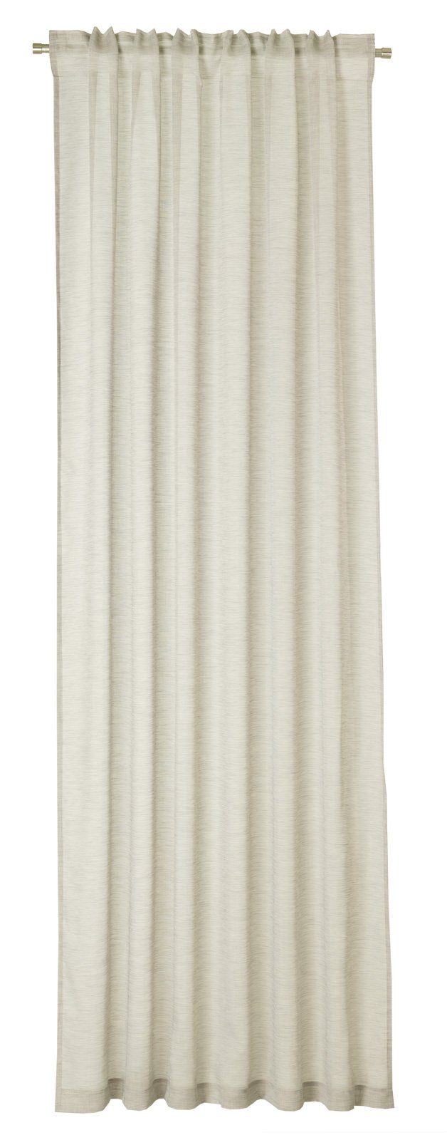 Neutex for you! Gardine Neutex Schal mit Schlaufenband unten Beschwerungsb (1 St), transparent