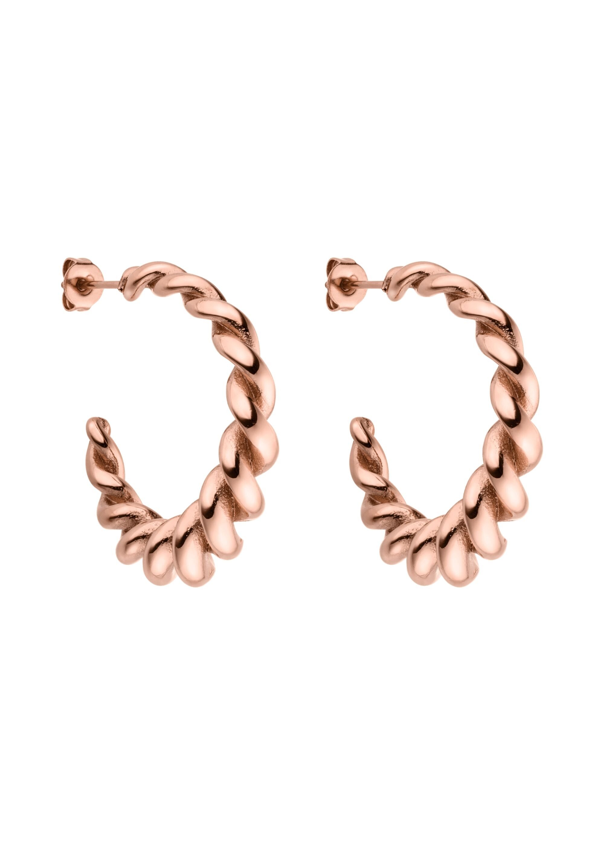 Purelei Paar Creolen Twisted, in Kordel-Optik. € 45,90, (€ 45,90 pro 1 Stk).