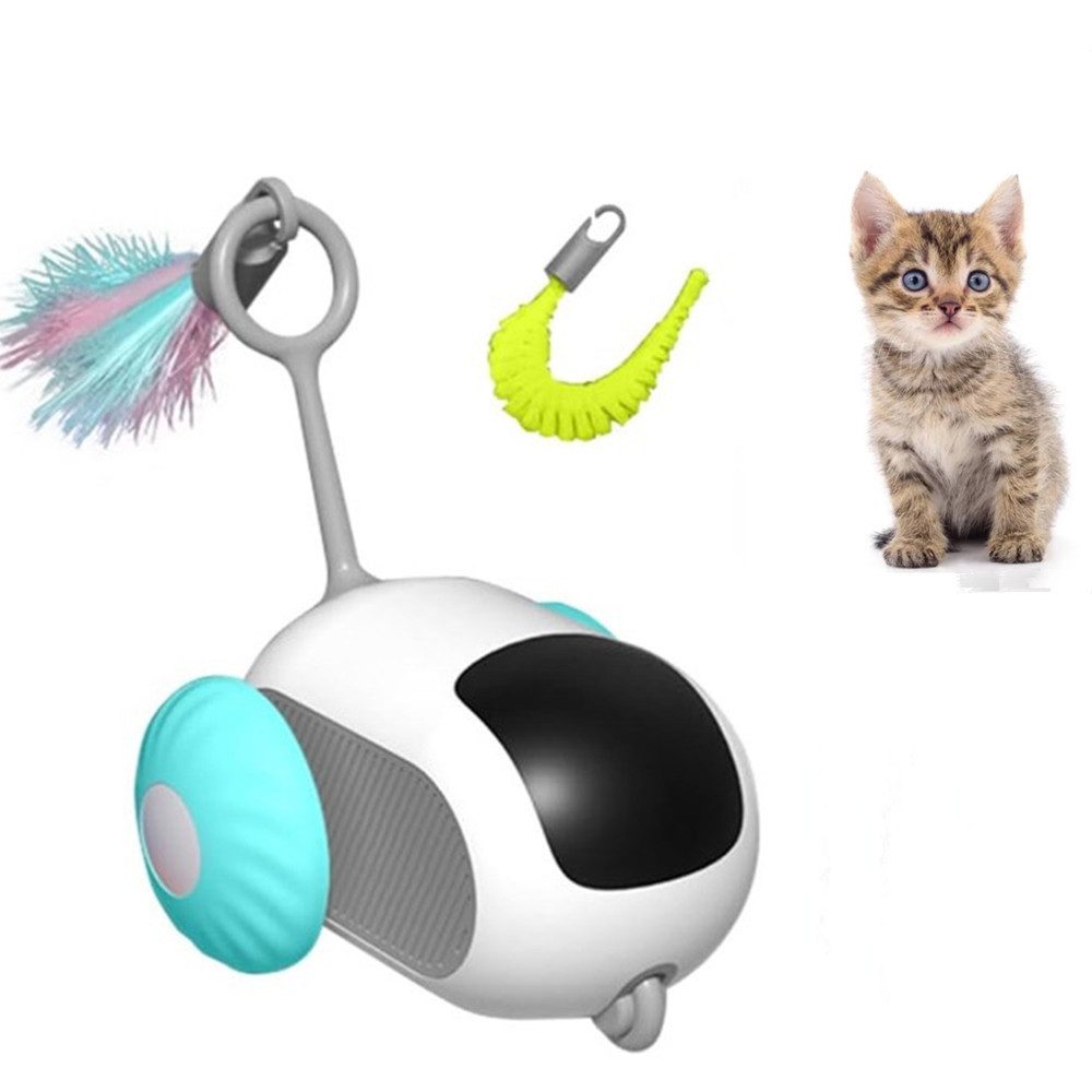 Tier-Intelligenzspielzeug Katzenspielzeug Selbstbeschäftigung, Über USB Wiederaufladbares