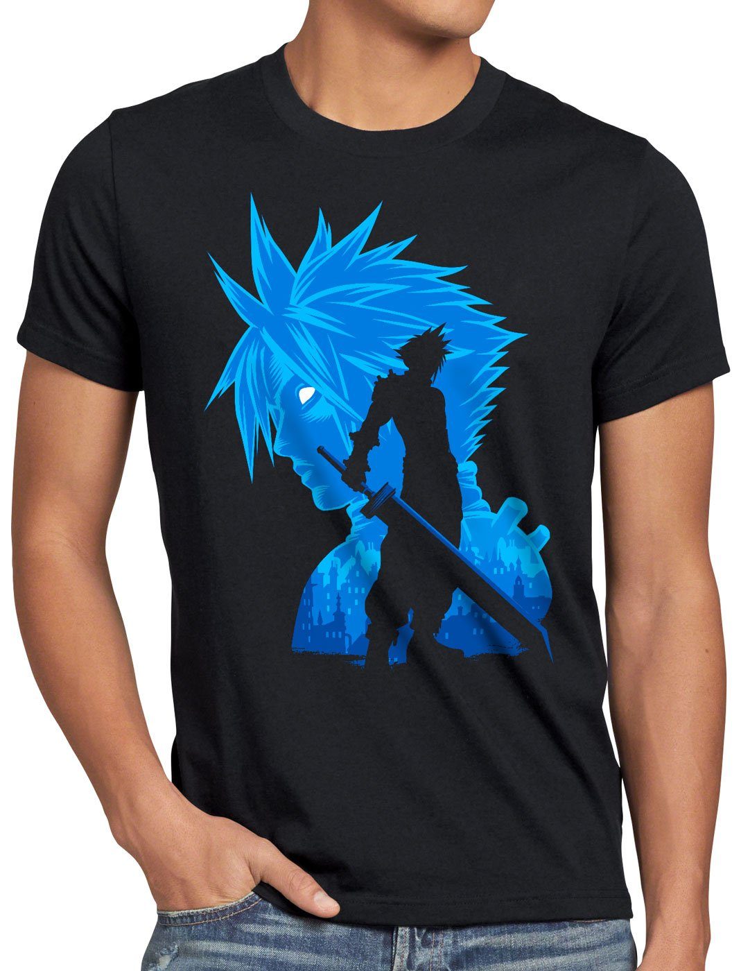 style3 T-Shirt Soldier VII final fantasy 7 chocobo sephiroth ps4 ps5 ps6 pr günstig online kaufen
