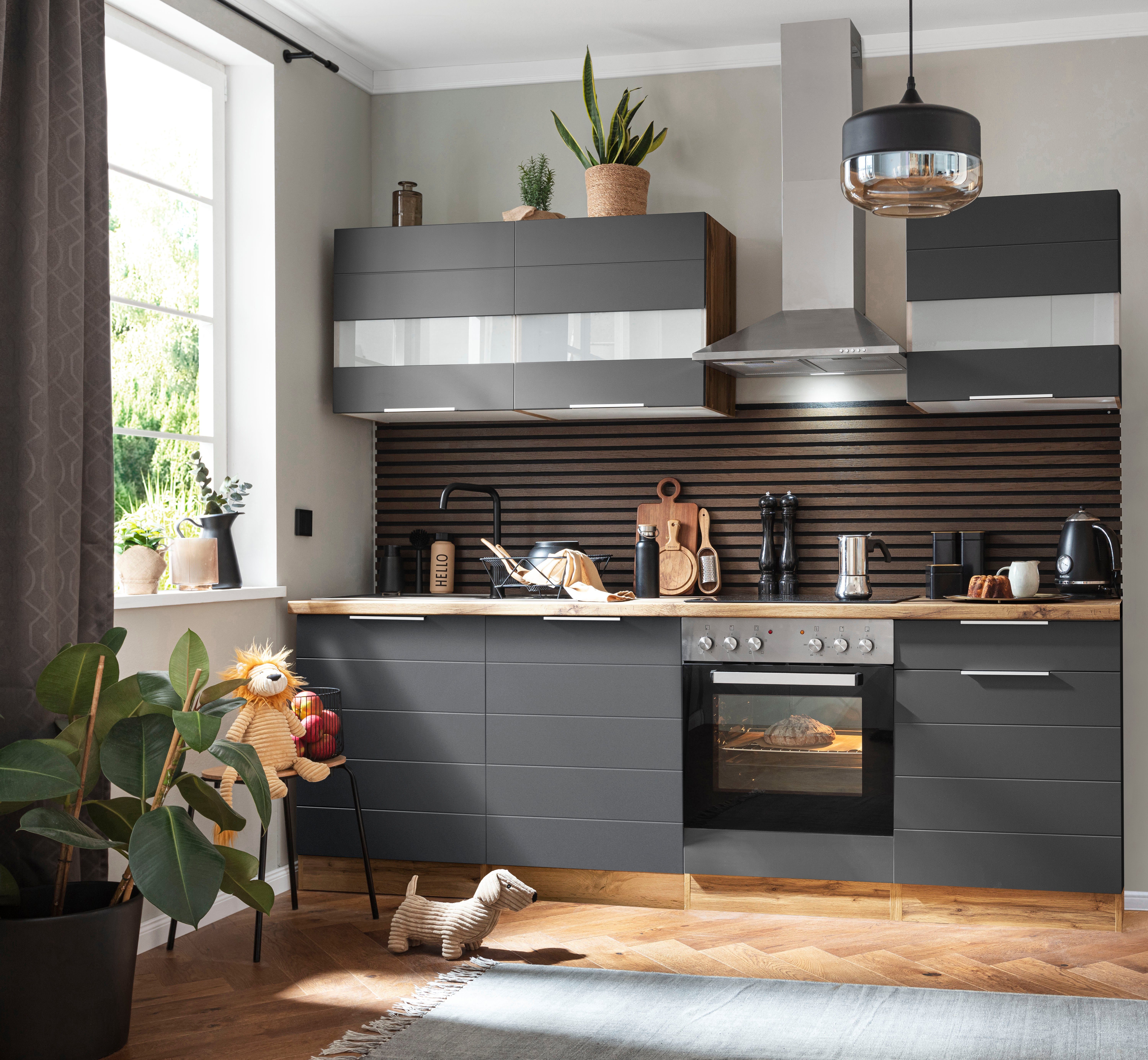 KOCHSTATION Küchenzeile KS-Luhe, 240 cm breit, günstig online kaufen