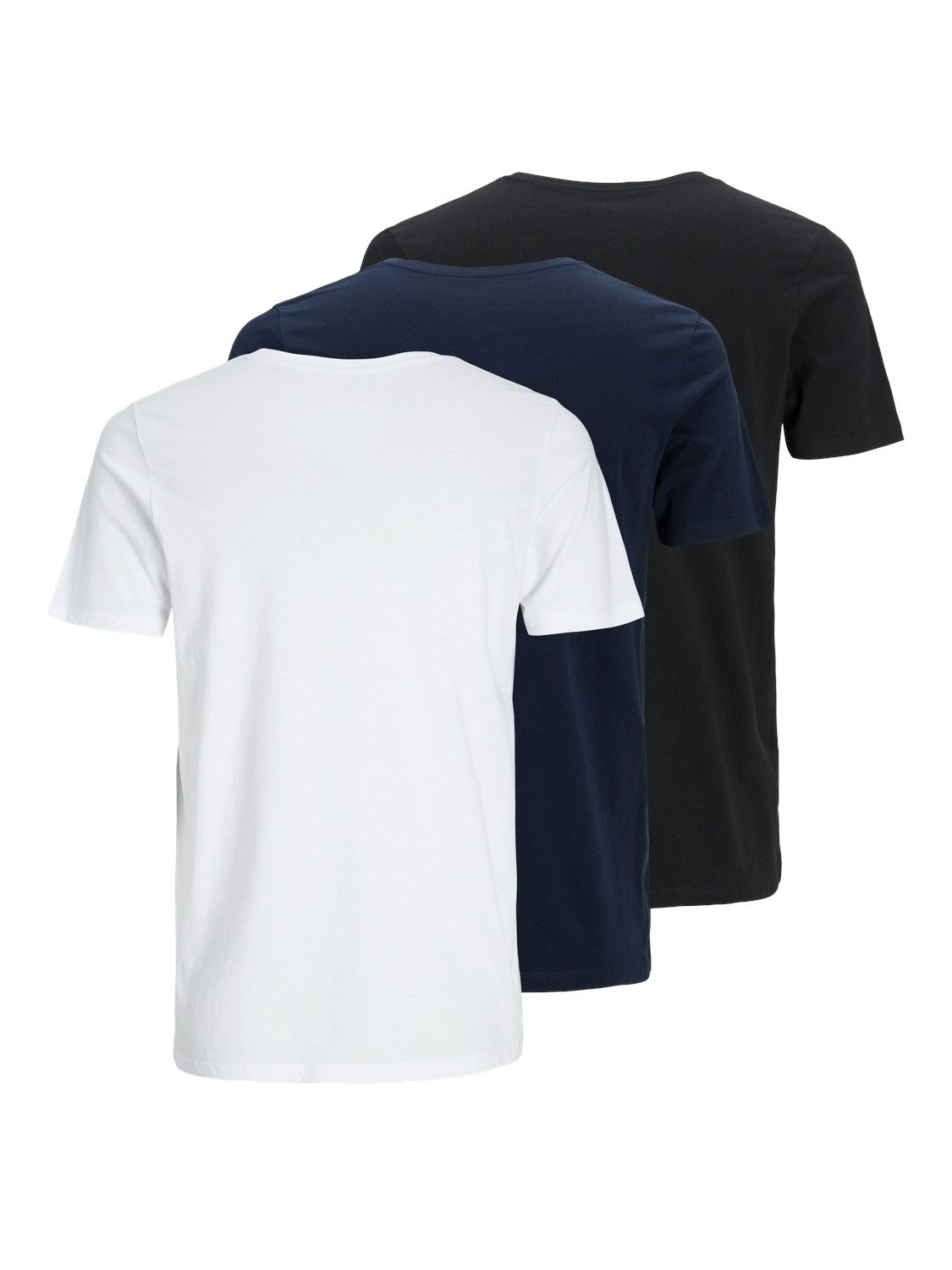 Jack & Jones Rundhalsshirt JJECORP im 3er Pack mit Print und Rundhalsaussch günstig online kaufen