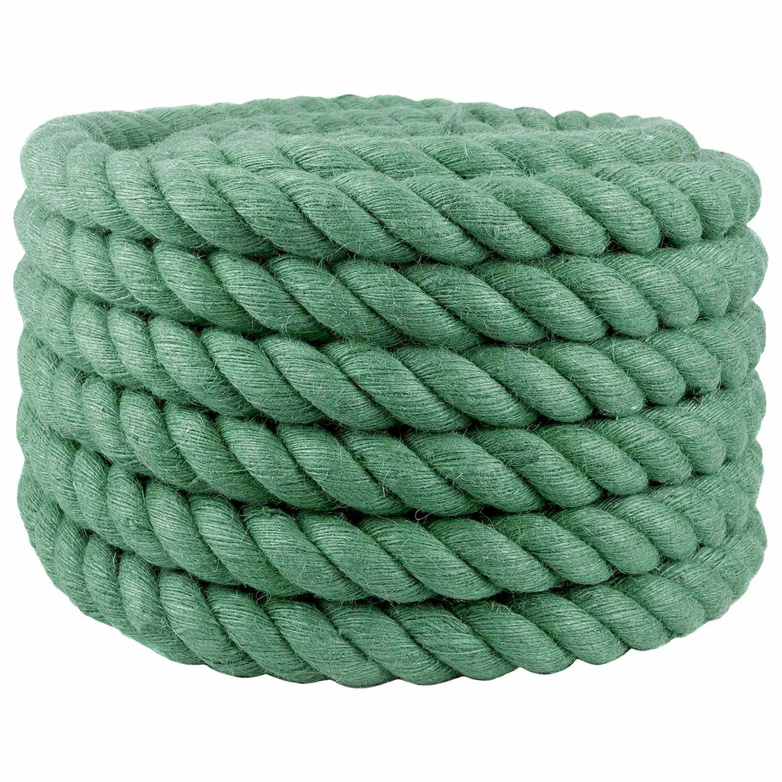 vidaXL Seil Juteseil 60 mm Grün 100% Tossa Jute (1-tlg)