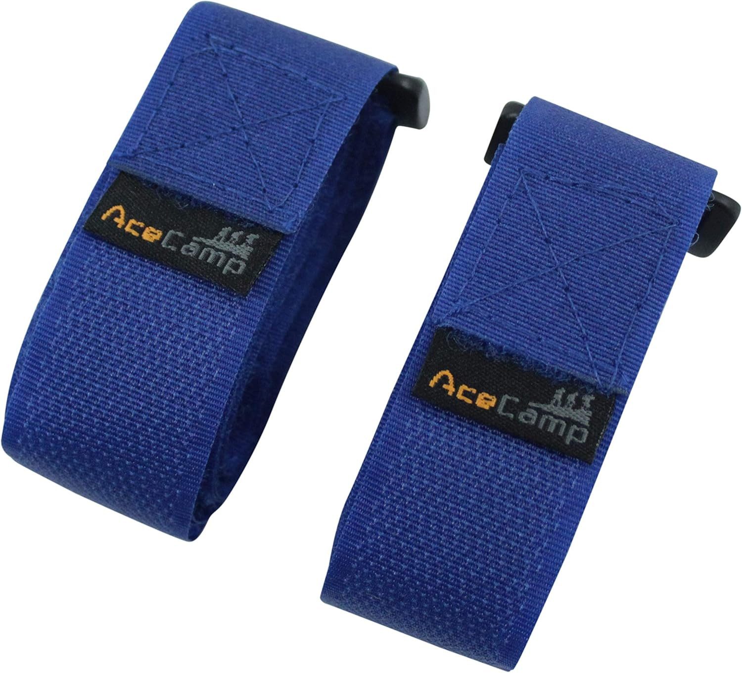 AceCamp Koffergurt Gepäckgurt 2er-Set 60 cm in Blau für Reisegepäck, (Doppelpack, 2-tlg), kompakt, robust, 2er-Set