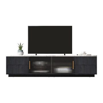 PFCTART TV-Schrank 160m Deluxe TV Stand, marmorierte Tischplatte, großer Raum