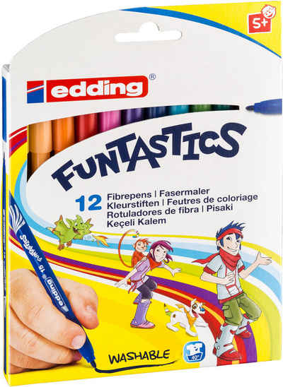 edding Faserstift Funtastic Kinderfasermaler, Wasserbasis