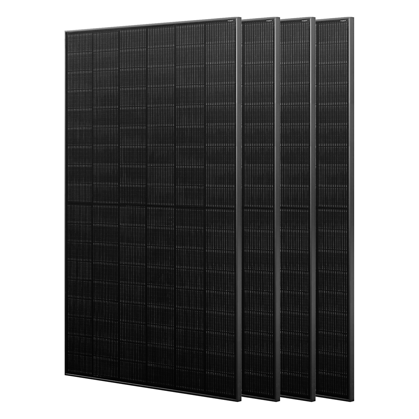 JA SOLAR Solarmodul Solarmodul 455W N-Type Bifazia Glas-Glas, 22.8% Efficiency full black, 455 W, (4-St., 22.8% Moduleffizienz), IP68