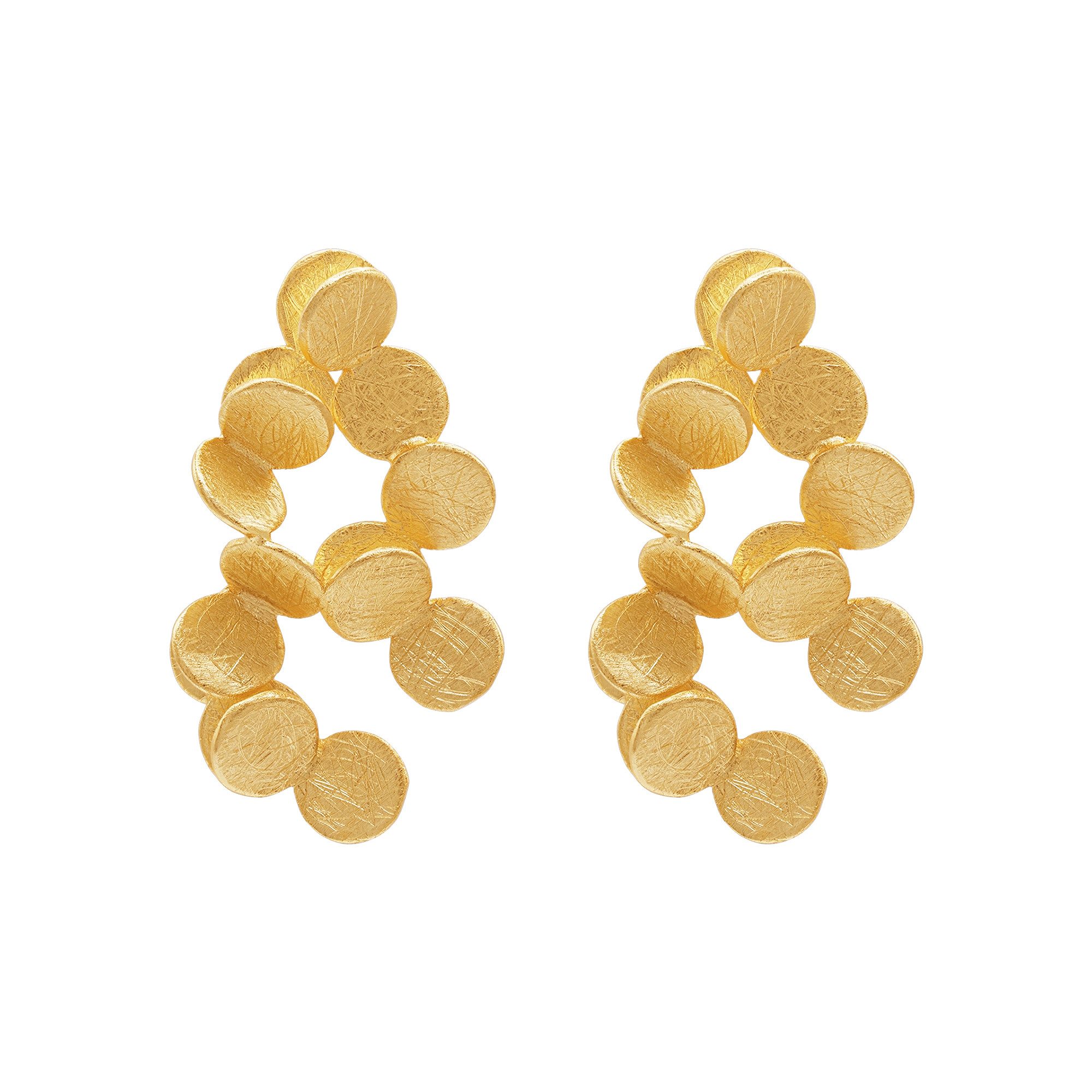 Paar Ohrstecker Tilia goldfarben