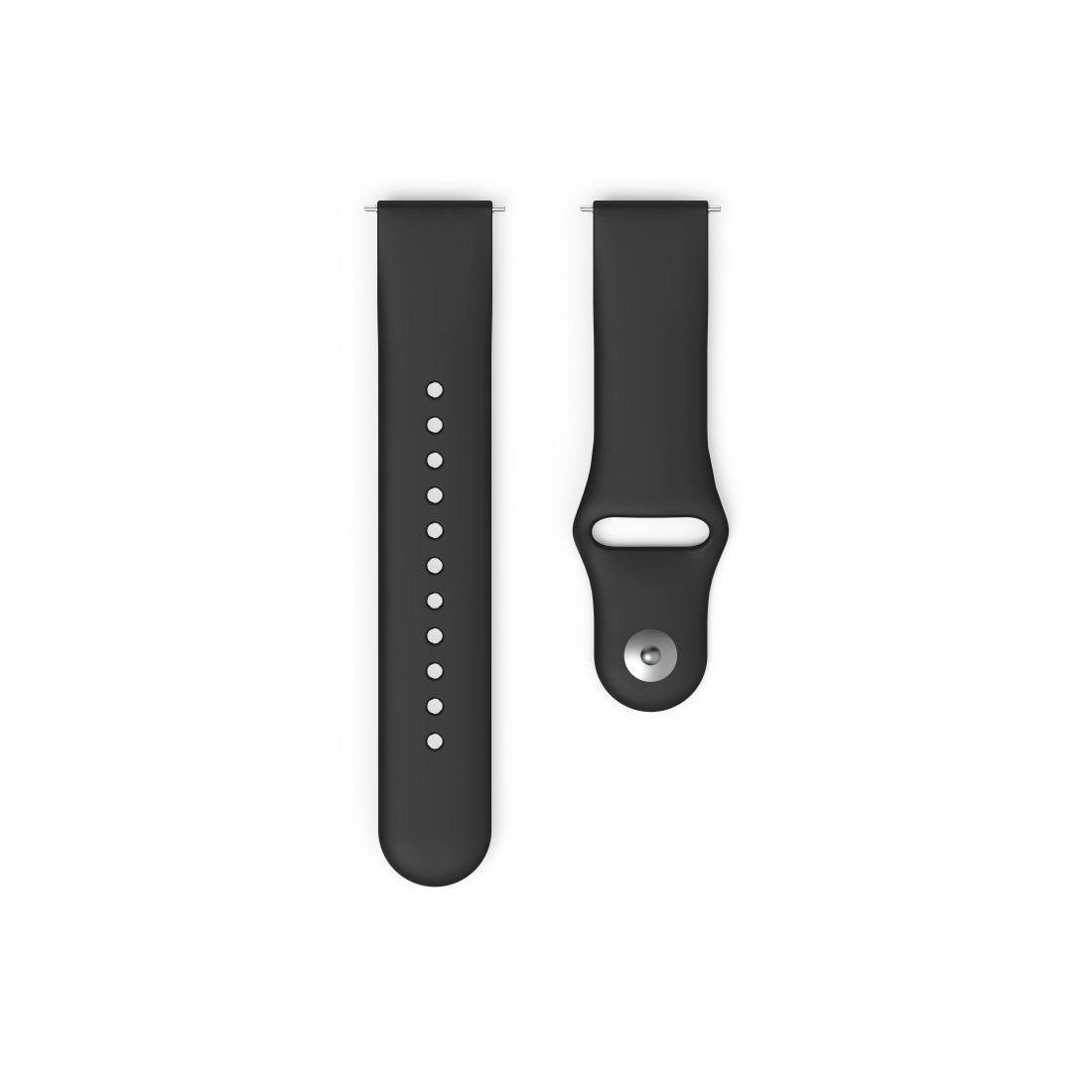 Hama Smartwatch-Armband Ersatzarmband für Lite, Versa schwarz Versa/Versa cm 2/ Fitbit 22,7 22mm