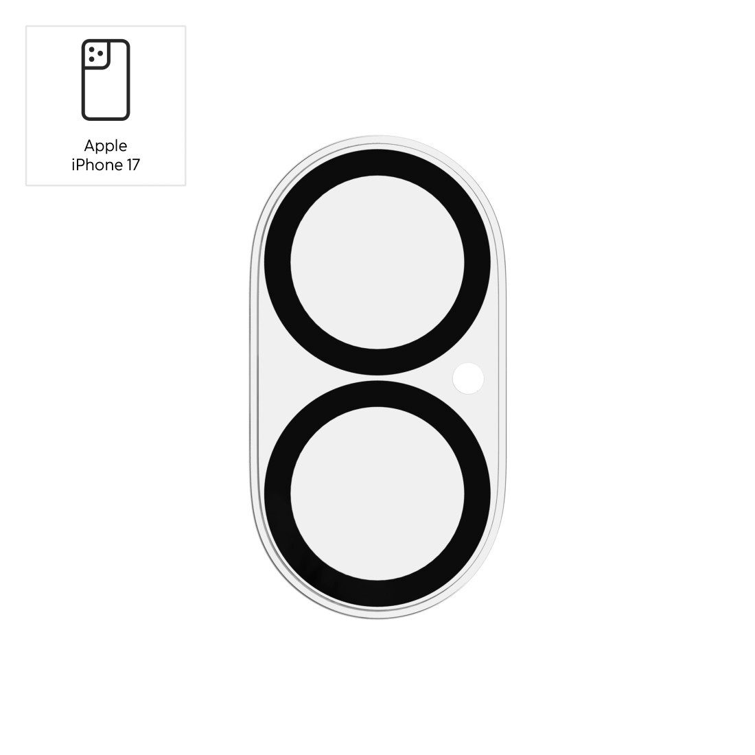 Hama Kameraschutzglas Kameraschutz für iPhone 17 (Panzerglas Handykamera, 9H)