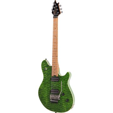 EVH E-Gitarre, Wolfgang WG Standard Quilt Maple Transparent Green - E-Gitarre