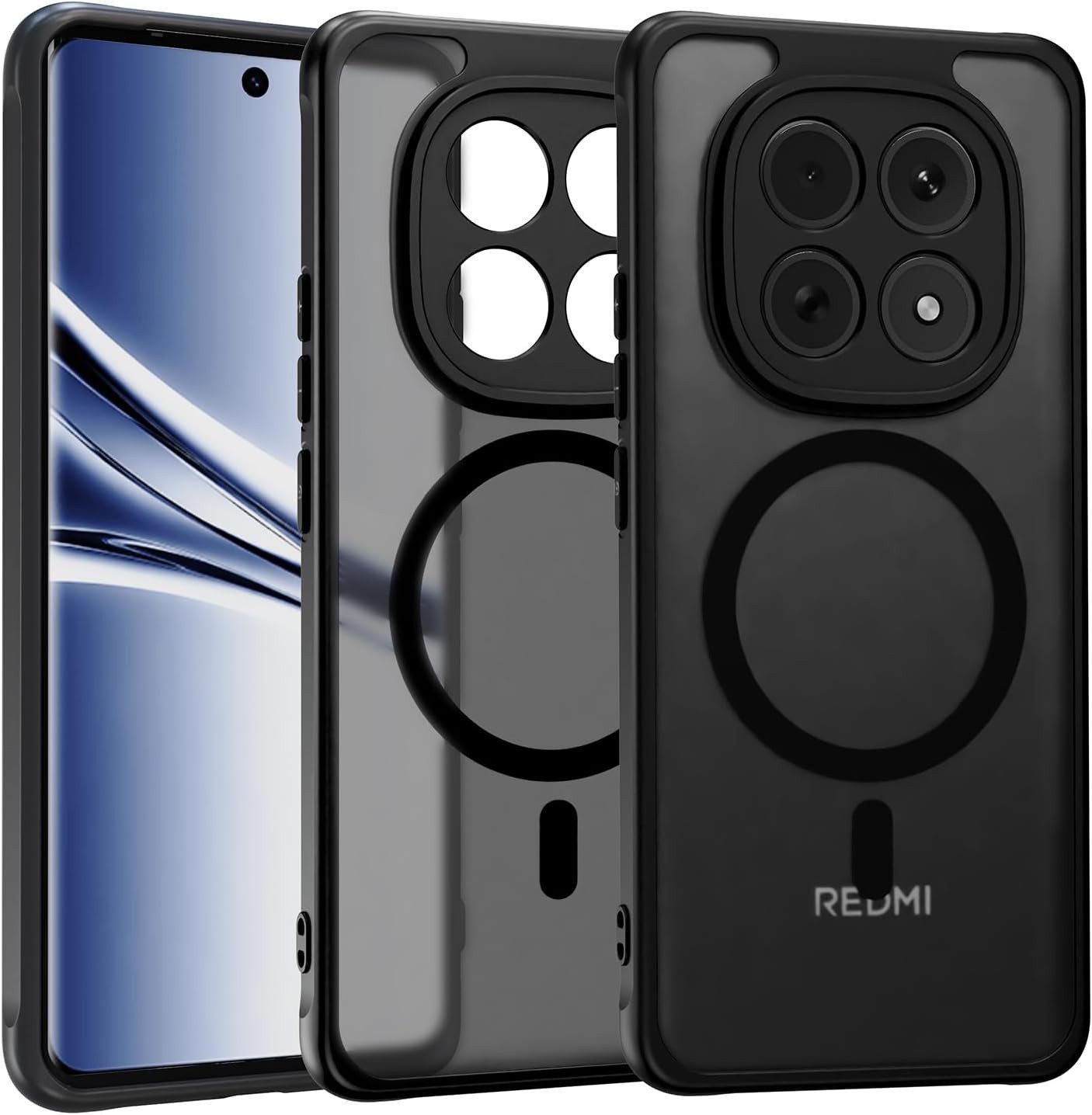 MSM Handyhülle Hülle + 2X Schutzglas für Xiaomi Redmi Note 15 5G Panzerfolie MagSafe – Bild 4 von 5