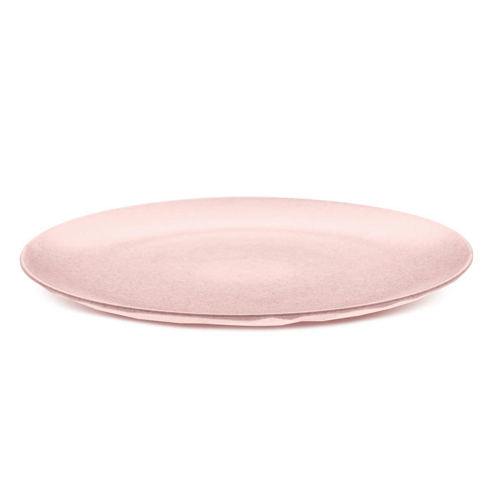 KOZIOL Teller Club Flach Organic Pink 26 cm, Vielseitig einsetzbar | Speiseteller