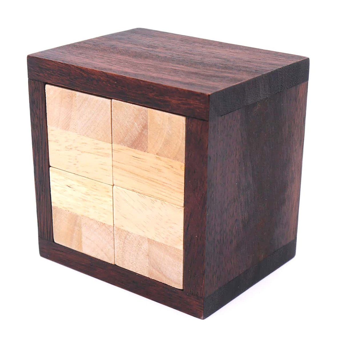 ROMBOL Denkspiele Spiel Poco Loco - tolles, interessantes Interlockingpuzzle aus Holz, Knobelspiel, Holzspiel