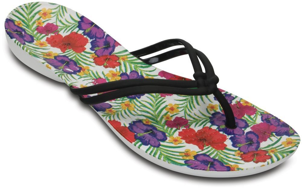 Crocs Isabella Graphic Flip Sandale