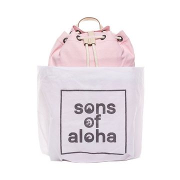 SONS OF ALOHA Rucksack »MALU«, Seesack Matchsack groß Backpack handgefertigt aus Canvas und Baumwolle