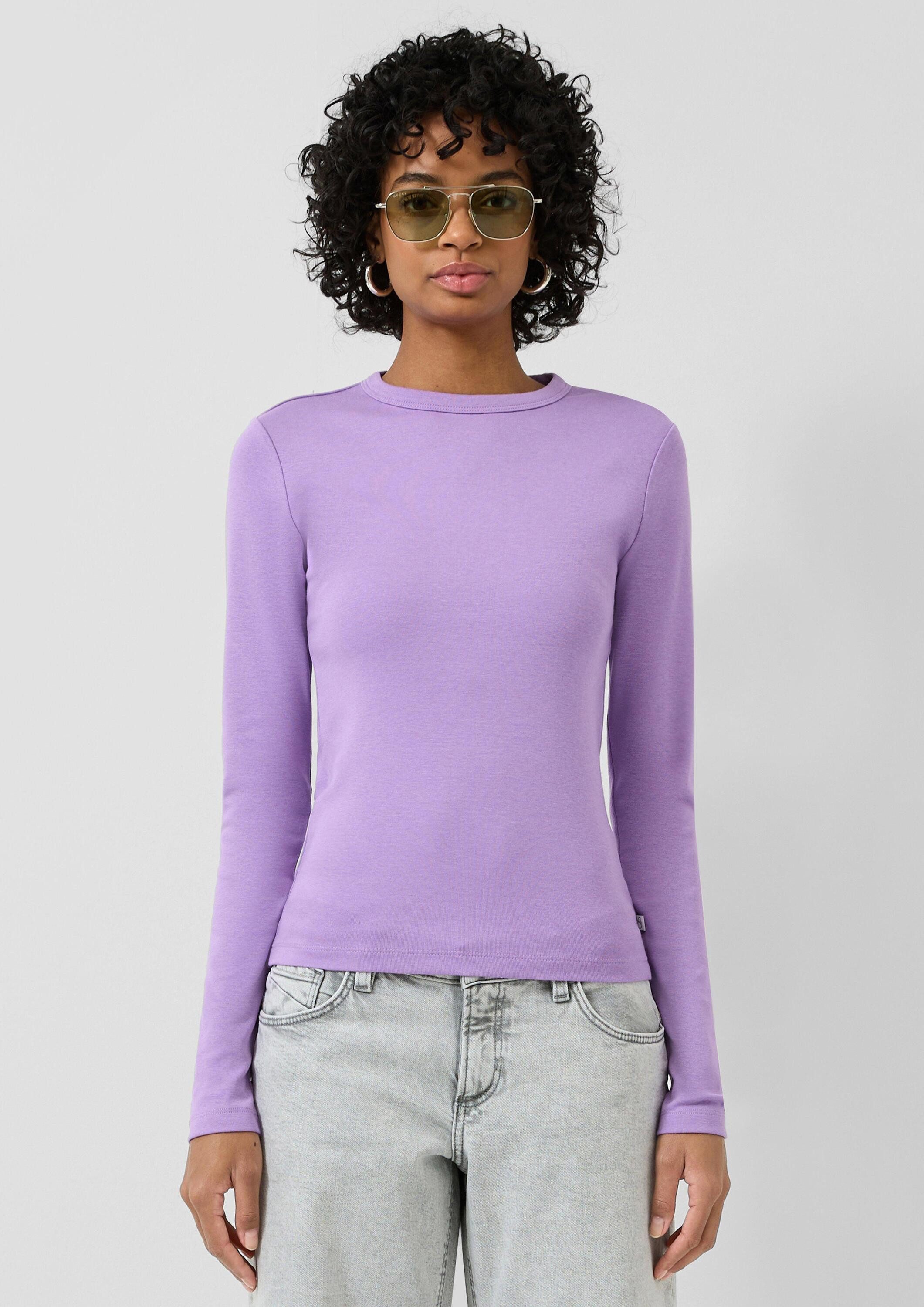 QS Langarmshirt T-Shirt Weiches Longsleeve günstig online kaufen