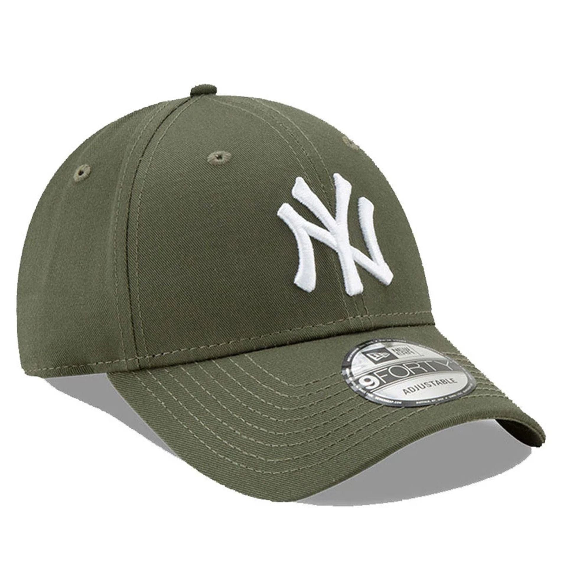 New Era Baseball Cap LEAGUE ESSENTIAL 9FORTY LEAGUE mit großer Yankees-Logostickerei, seitlich aufgesticktes New-Era-Logo