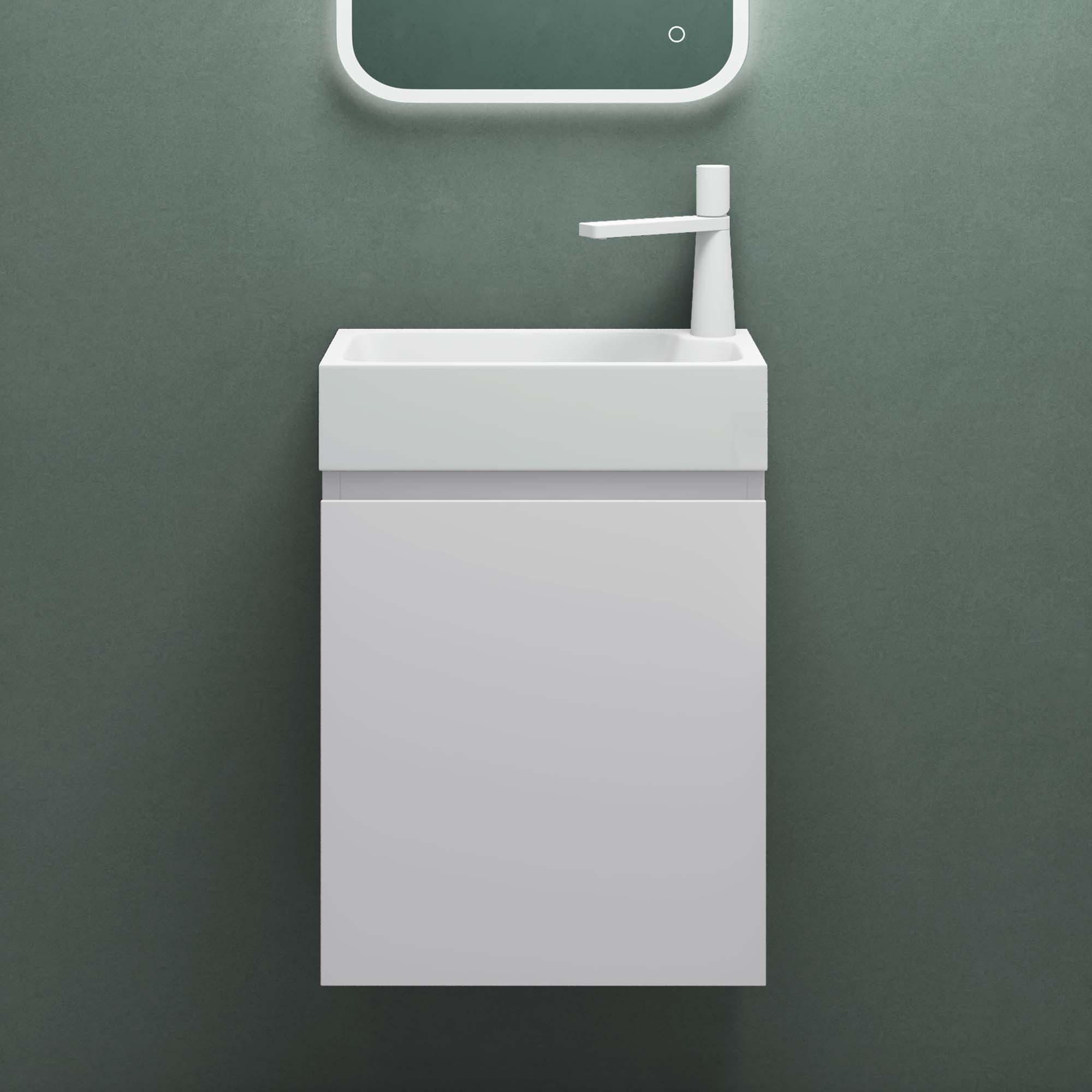 Mai & Mai Badmöbel-Set Gäste Wc Waschbeckenunterschrank Waschtisch mit Unte günstig online kaufen