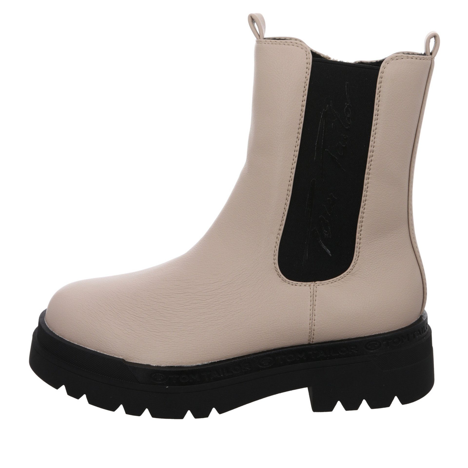 TOM Boots light taupe Schuhe TAILOR Chelsea Stiefeletten Damen Stiefelette