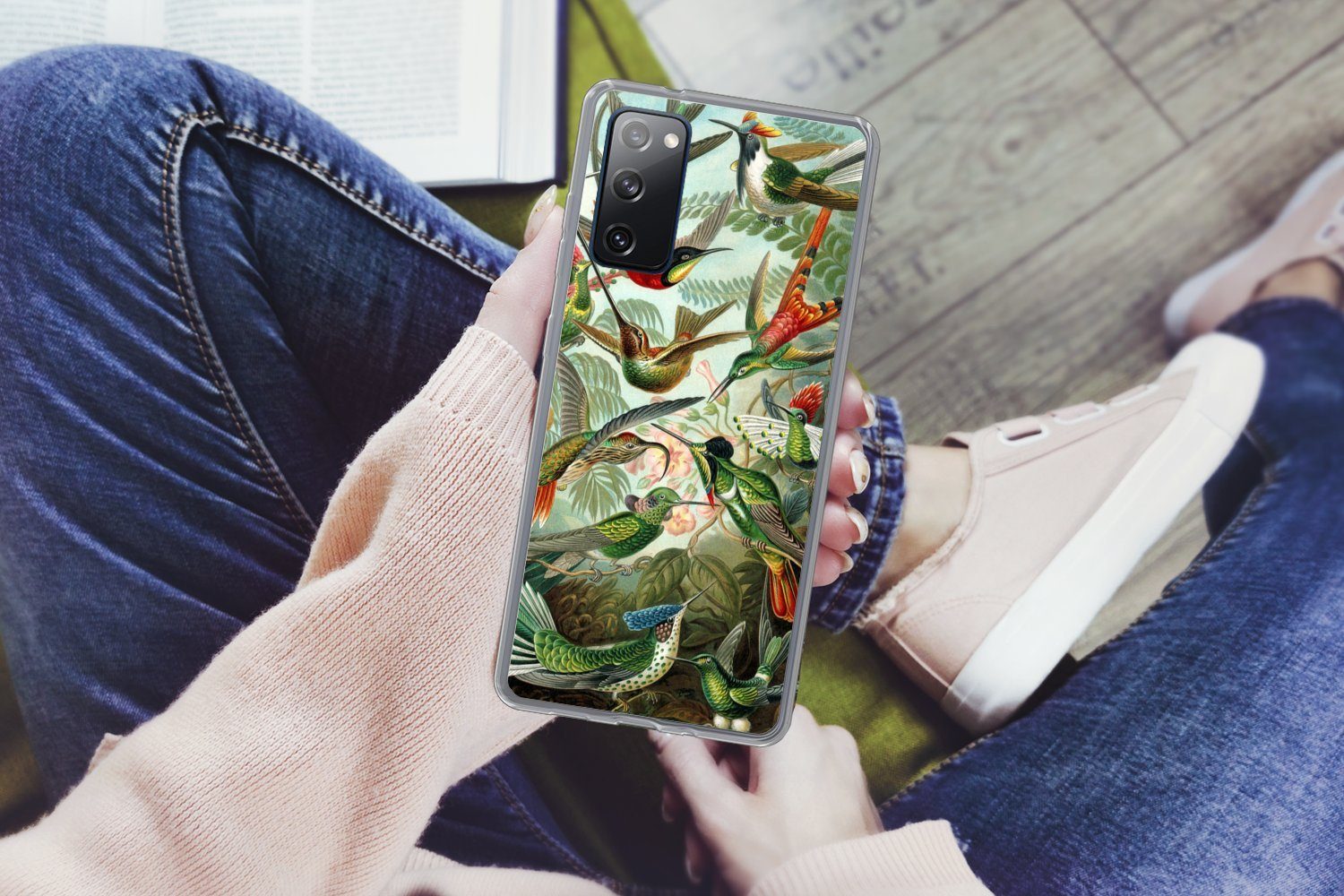 MuchoWow Handyhülle für Samsung Galaxy S20 FE Trochilidae - Alte Meister - Kunst, Phone Case, Silikon, Schutzhülle Dünn