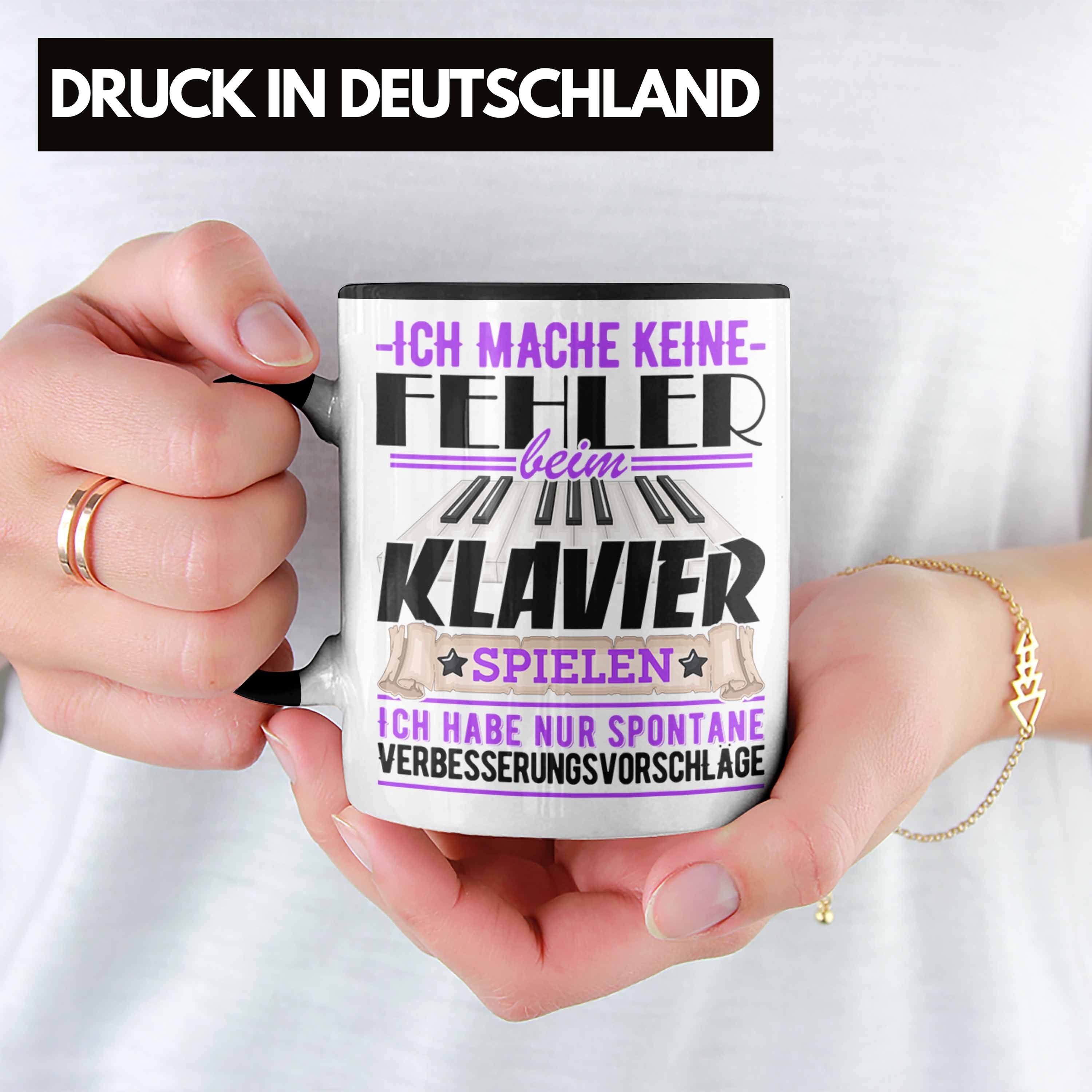 Geschenk Mache Keine Kaffee-Becher Feh Schwarz Piano Klavier-Spieler Tasse Tasse Trendation Ich