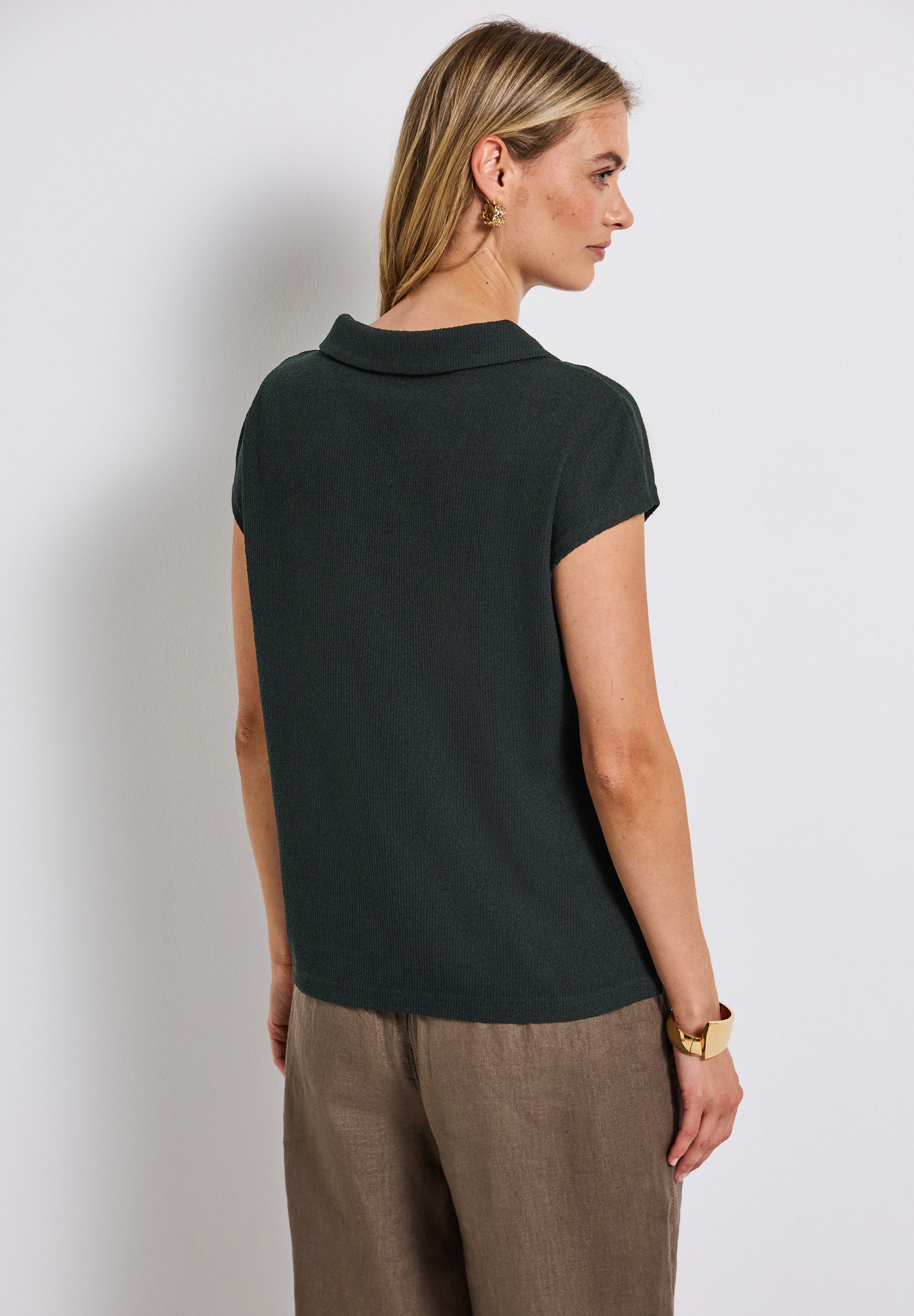 STREET ONE Shirttop mit überschnittenen Schultern