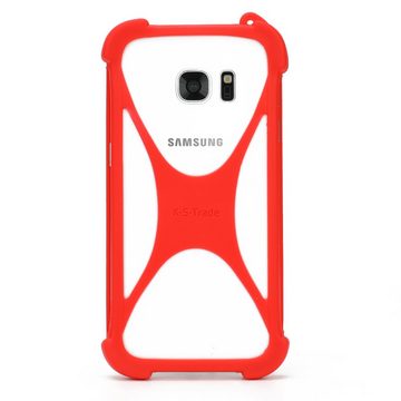 K-S-Trade Handyhülle für Samsung Galaxy M53 5G, Handy-hülle + Kopfhörer Schutz-hülle Bumper Silikon Schutz Hülle
