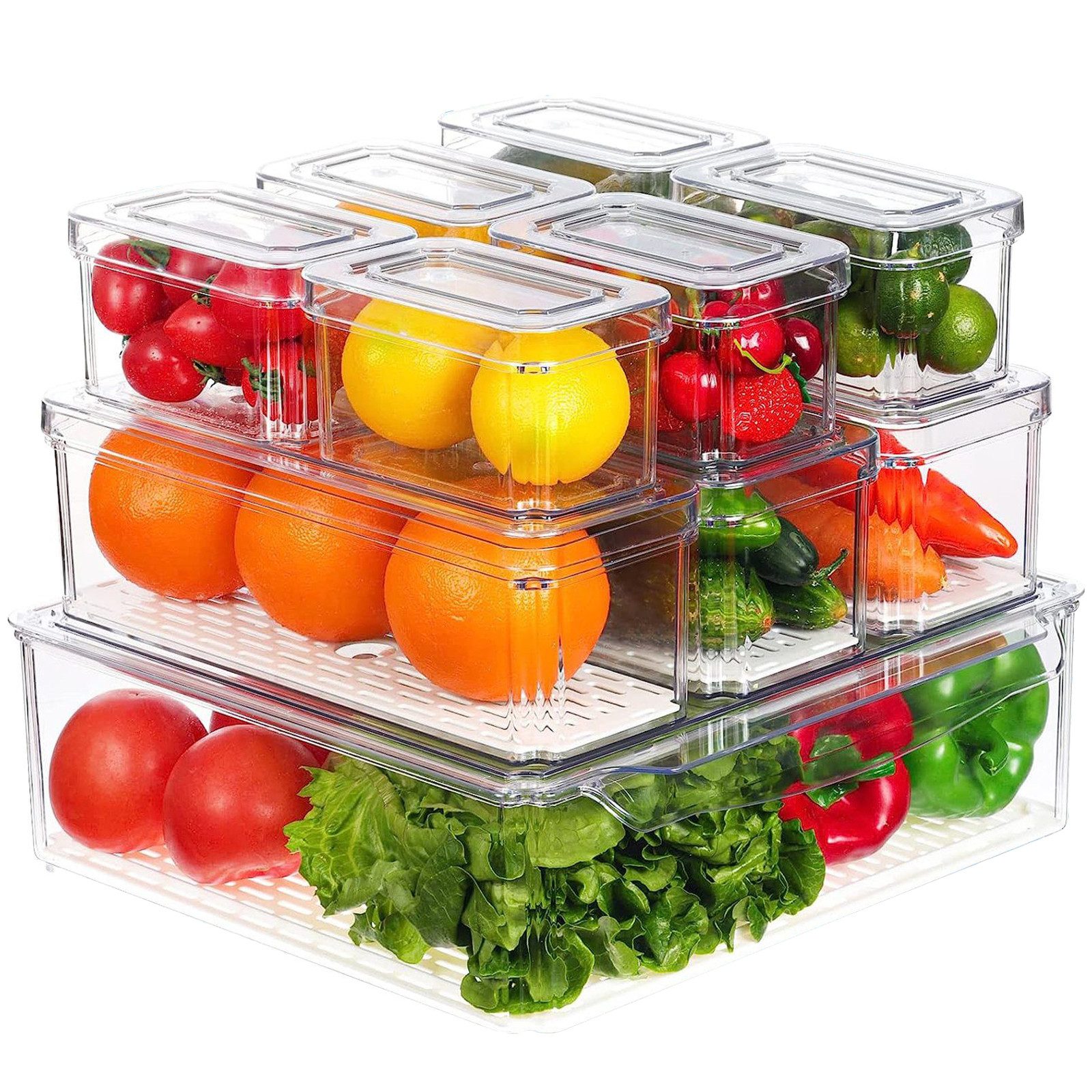 Comfy Mate Küchenorganizer-Set Küchenorganizer-Set Kühlschrank Organizer 10 günstig online kaufen