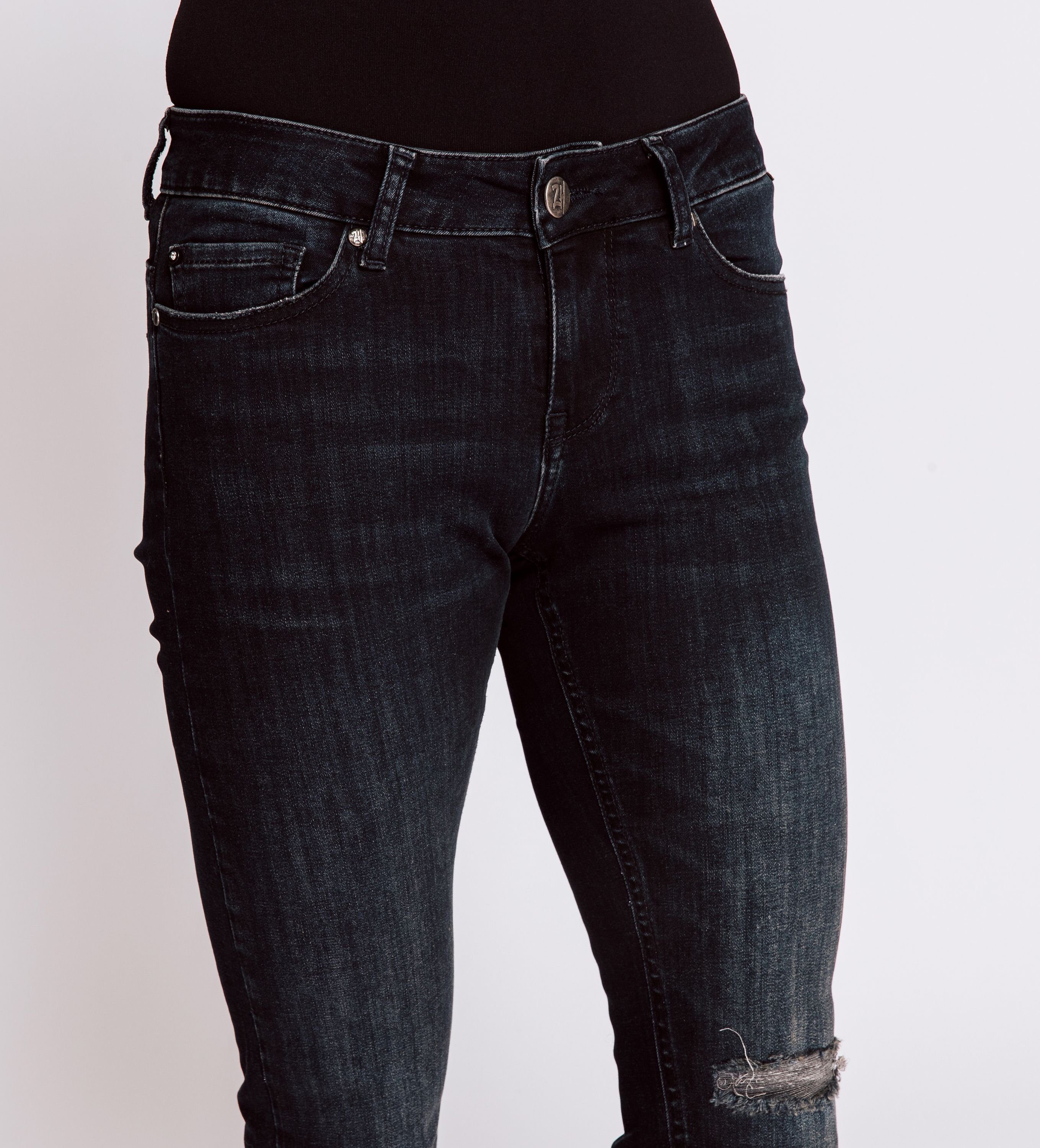 Zhrill Skinny-fit-Jeans Skinny DAFFY Jeans Blue Tragekomfort angenehmer