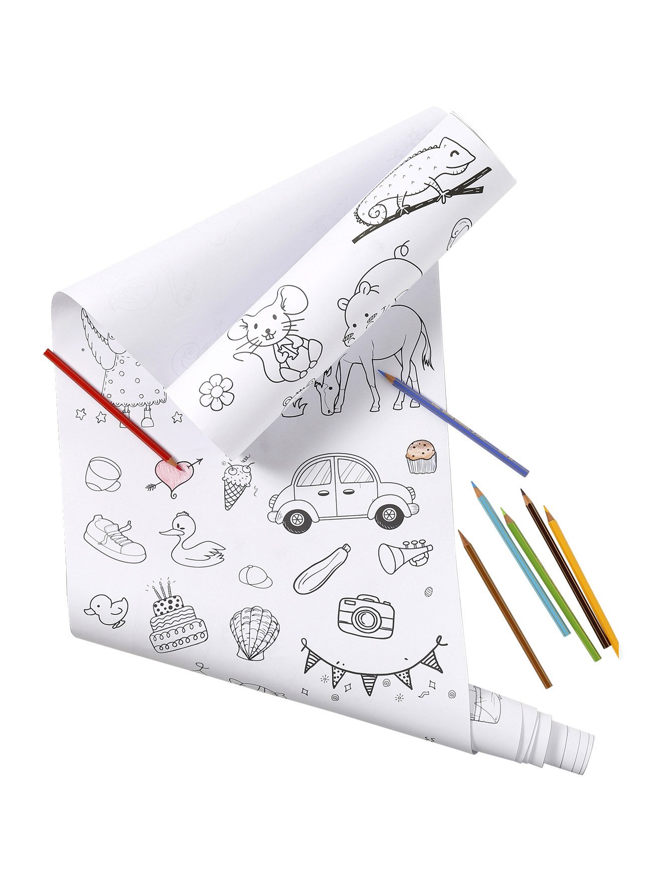 vertbaudet Tafel Kinder Malpapier-Rolle günstig online kaufen