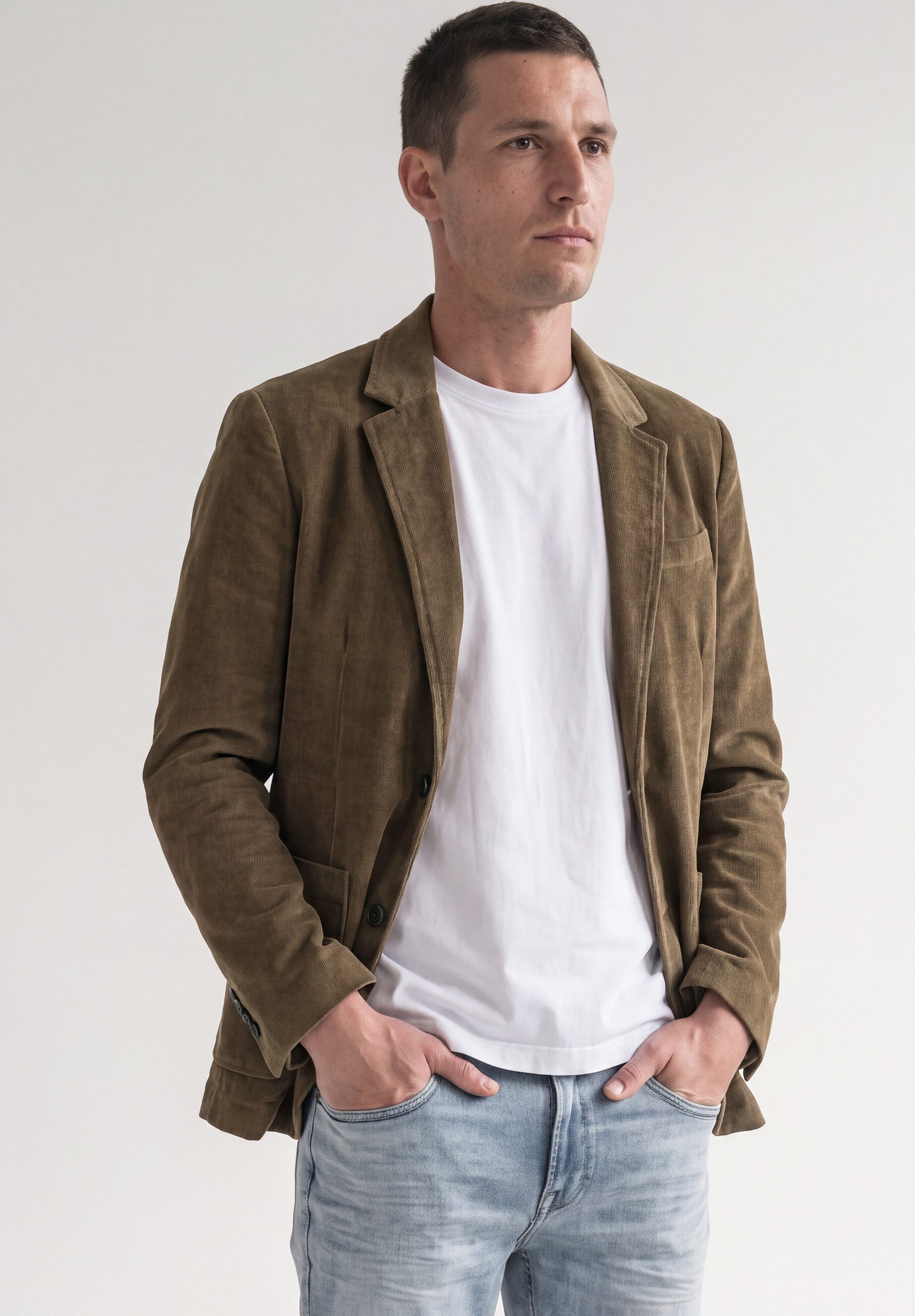 STREET ONE MEN Sakko in Cord-Optik