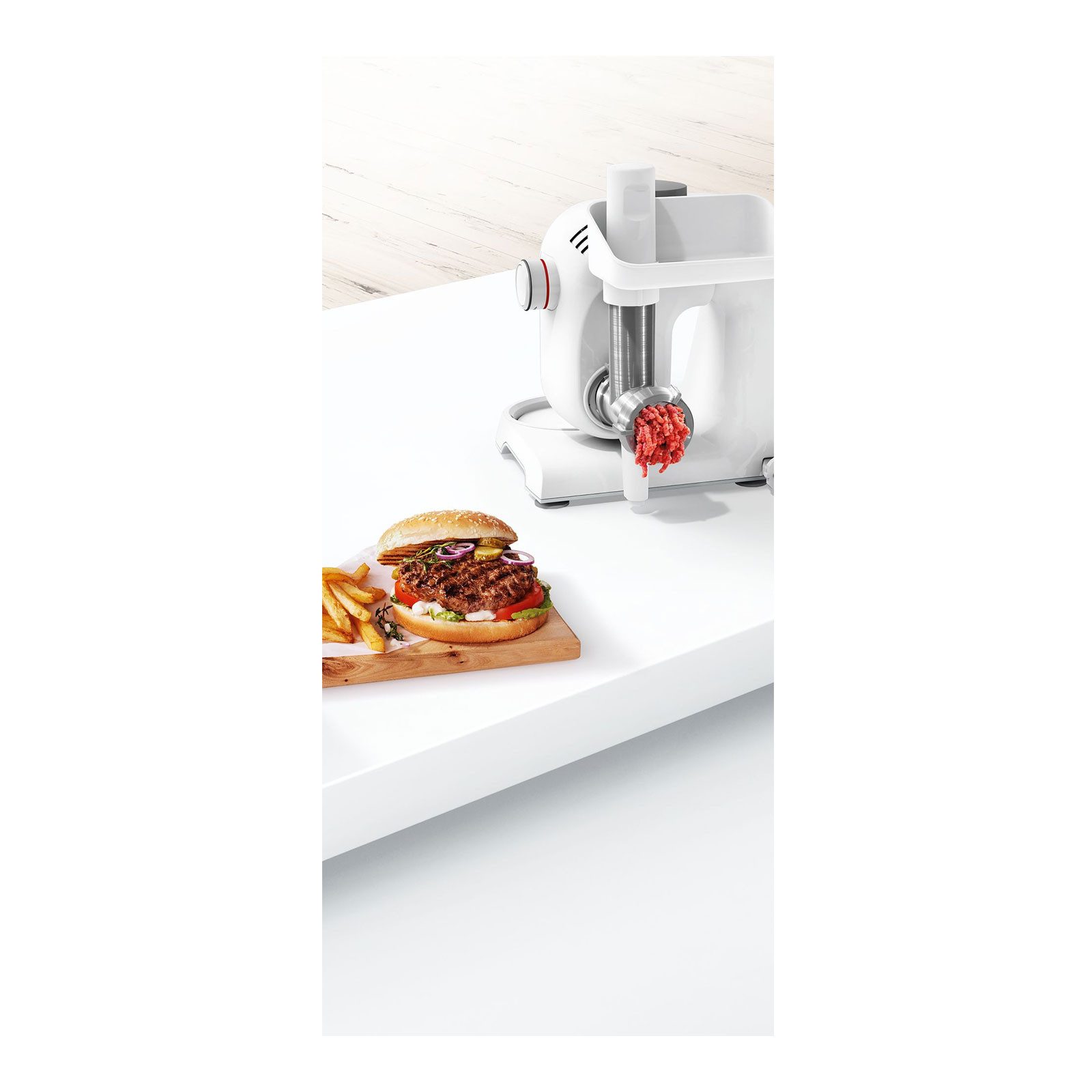 BOSCH Küchenmaschinen Zubehör-Set MUZ45LS2 Lochscheibe für den Fleischwolf