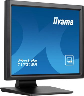 Iiyama 43.0cm (17) T1731SR-B1S 5:4 HDMI+DP Spk black retail TFT-Monitor (1280 x 1024 px, SXGA, 5 ms Reaktionszeit, TN, Touchscreen, Lautsprecher, HDCP)