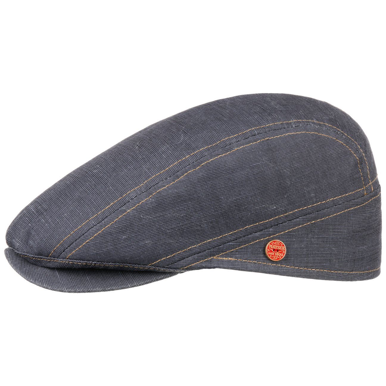 Mayser Flat Cap (1-St) Baumwollcap mit Schirm, Made in the EU