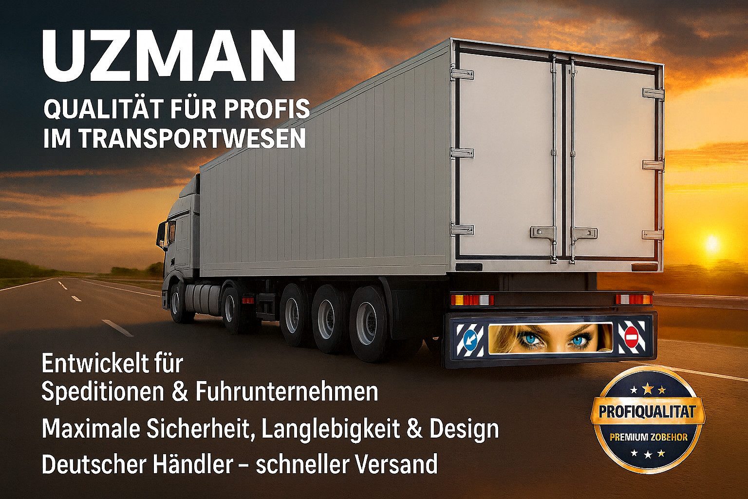 Uzman LKW-Schmutzfänger Heckschürze Schmutzfänger 240x35cm LKW Spritzlappen Spritzschutz, LKW hinten, Schmutzfänger für LKW & Anhänger