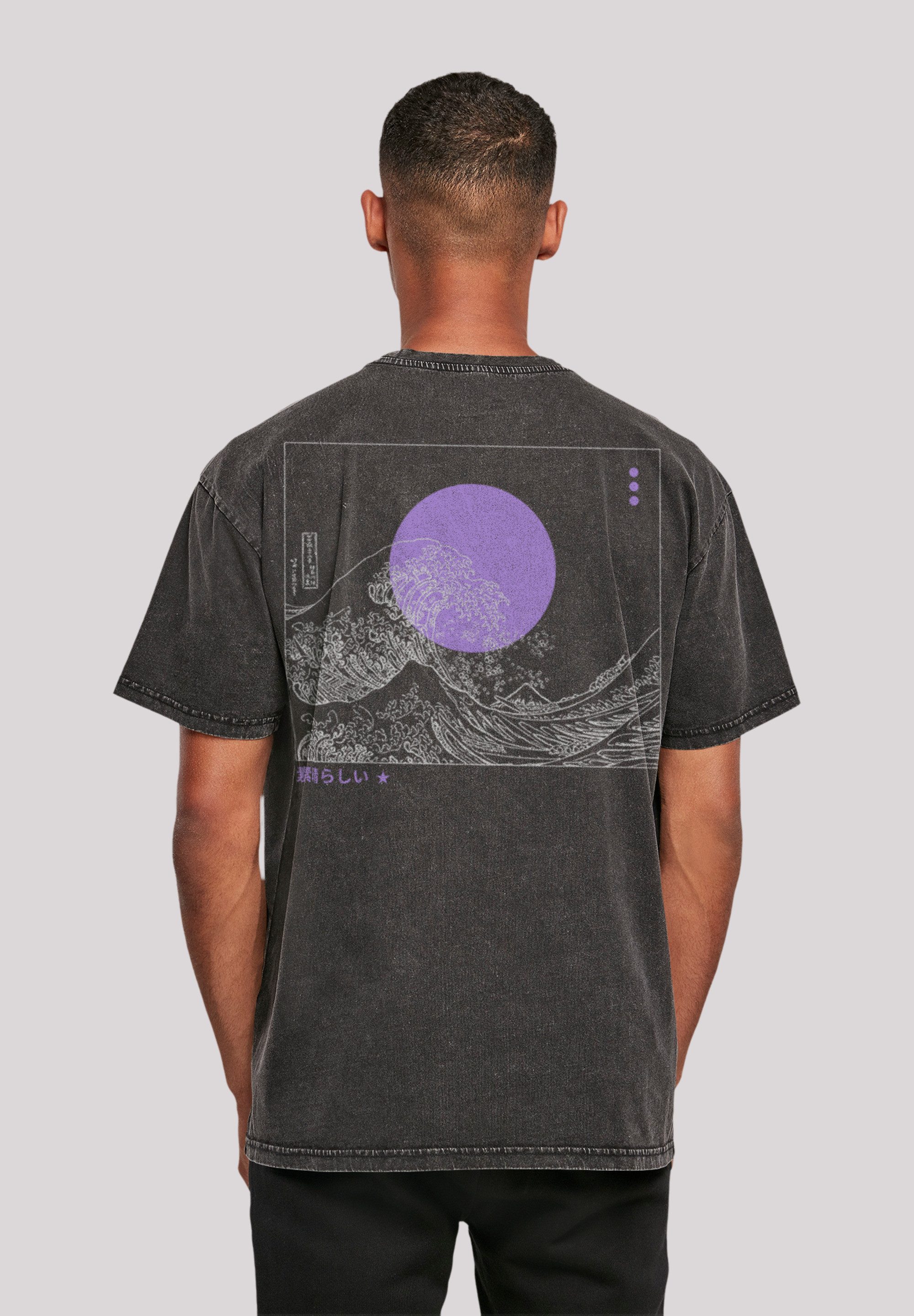 F4NT4STIC T-Shirt Kanagawa Welle Print günstig online kaufen