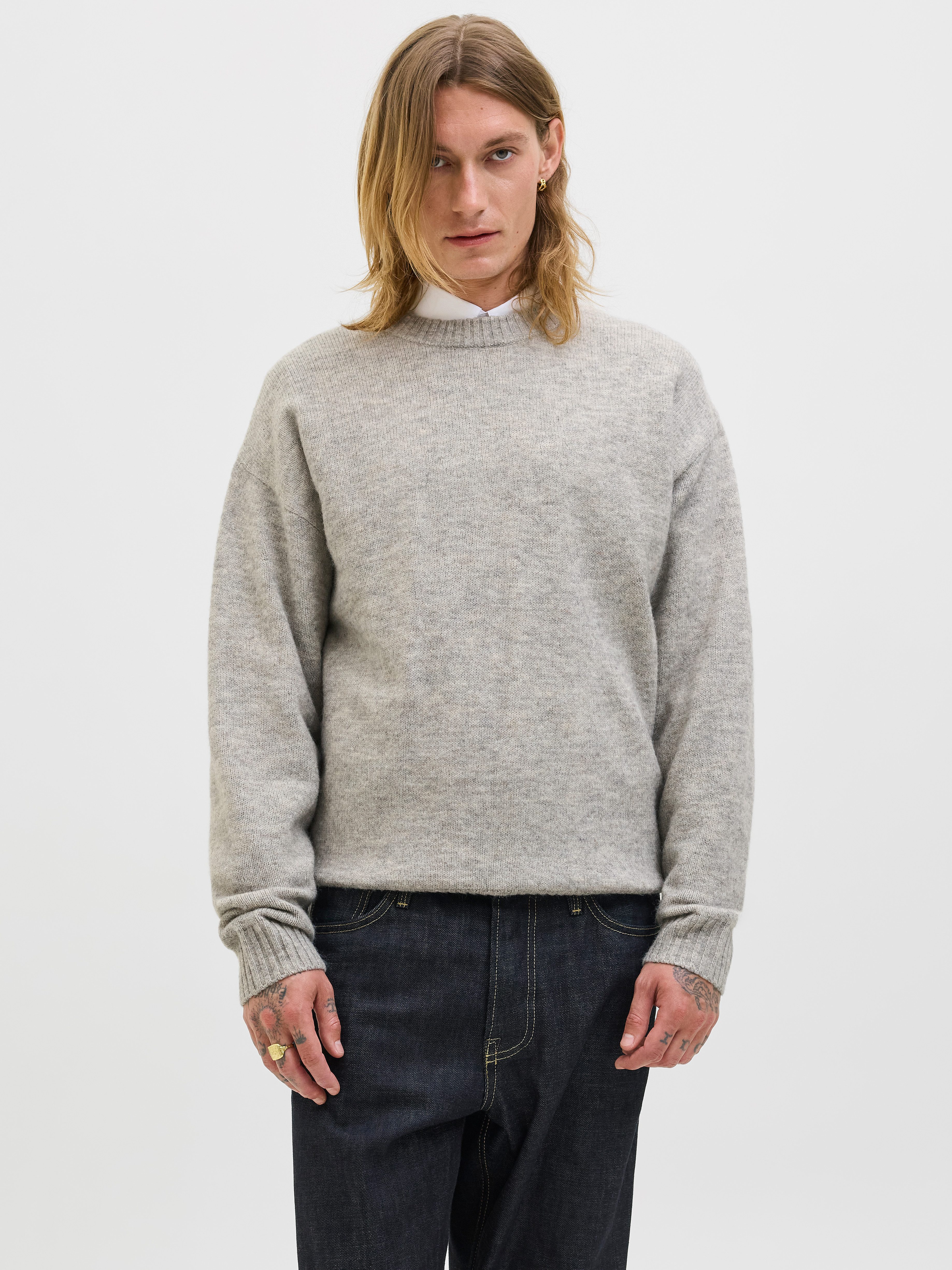 Jack & Jones Strickpullover JJESOHO OLLIE KNIT CREW NECK SN günstig online kaufen