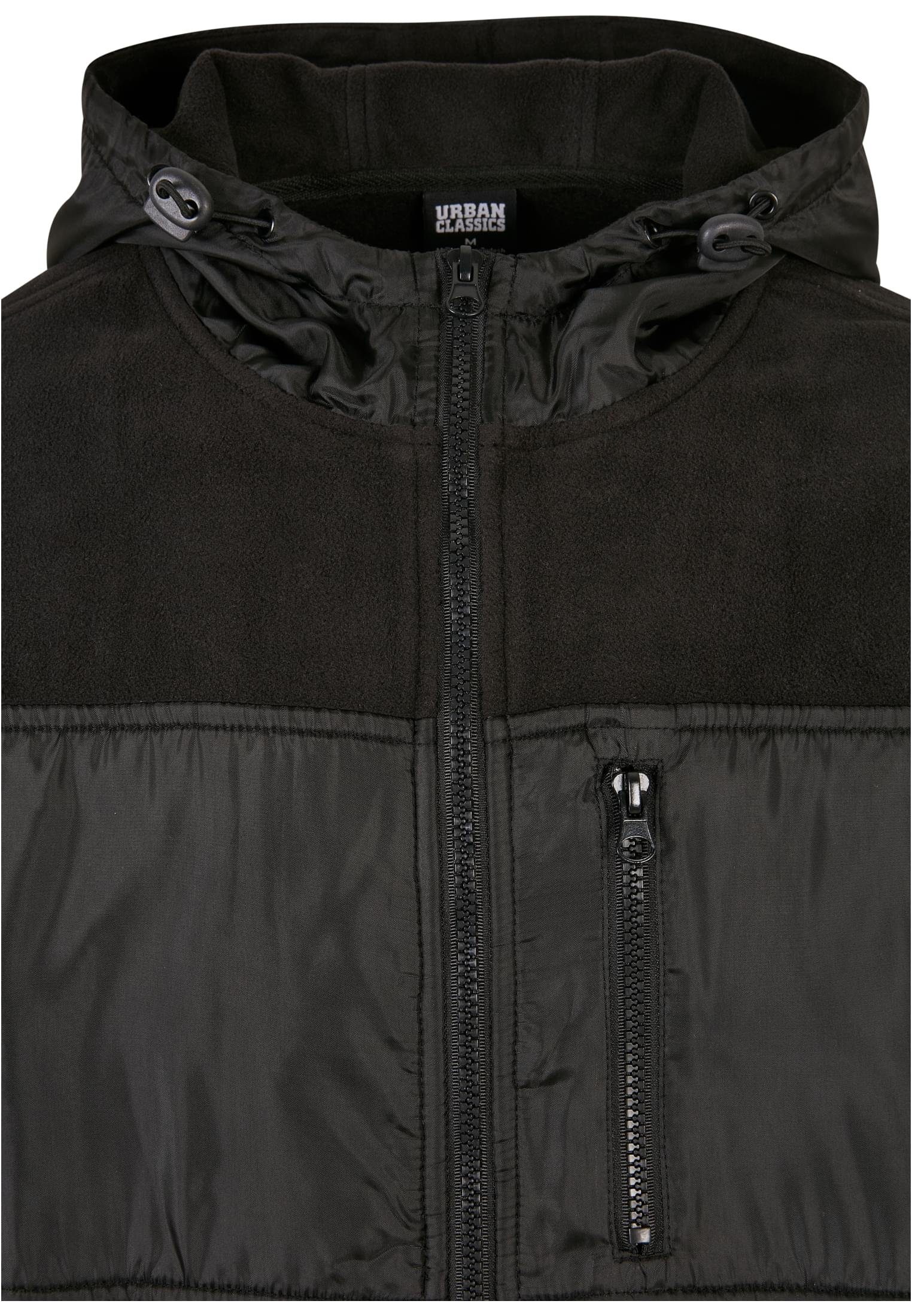CLASSICS (1-St) Winterjacke Herren URBAN Patched Micro Jacket black Fleece