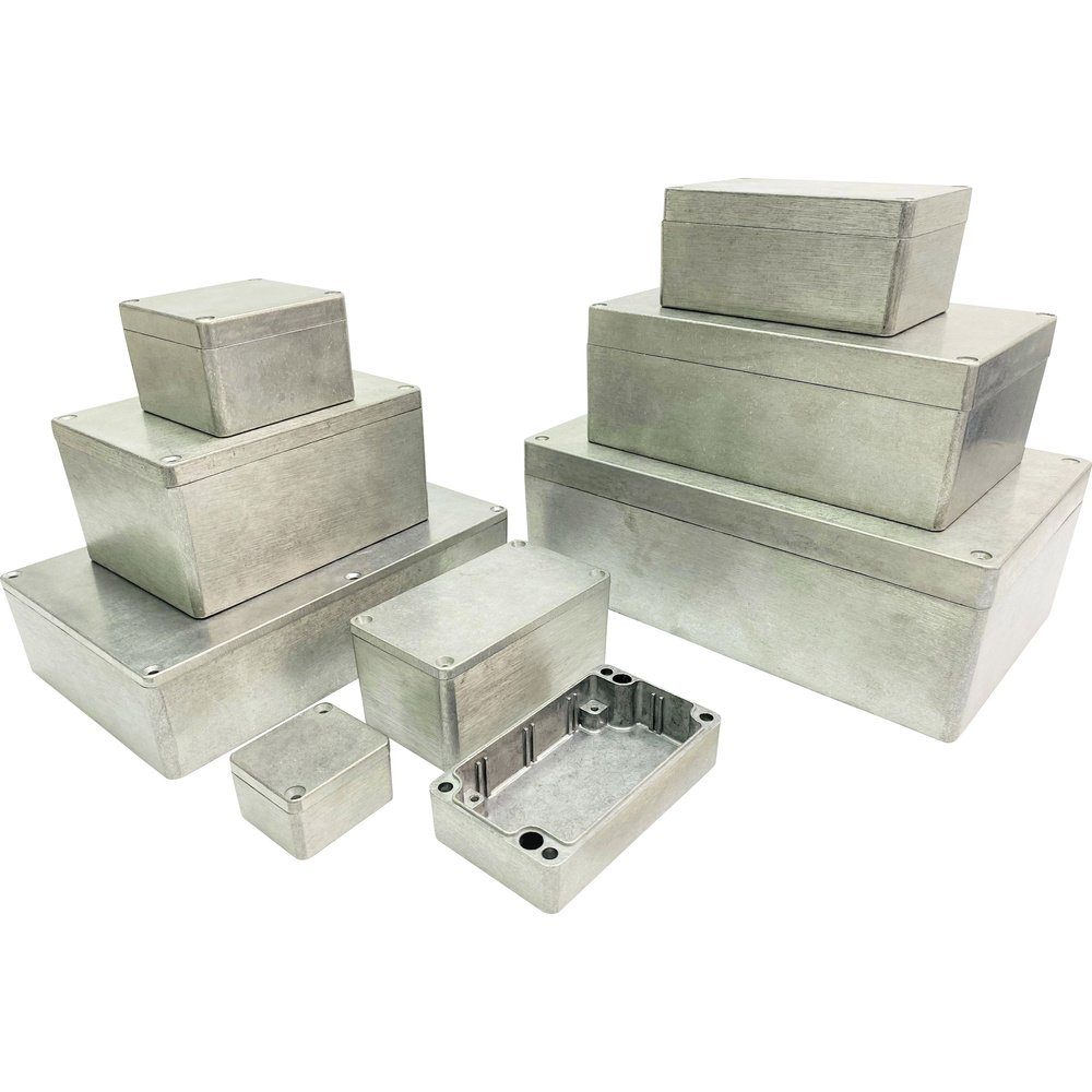 Montagerückgehäuse Gainta G110 Universal-Gehäuse 79.6 x 74.6 x 52 Aluminium Aluminium l