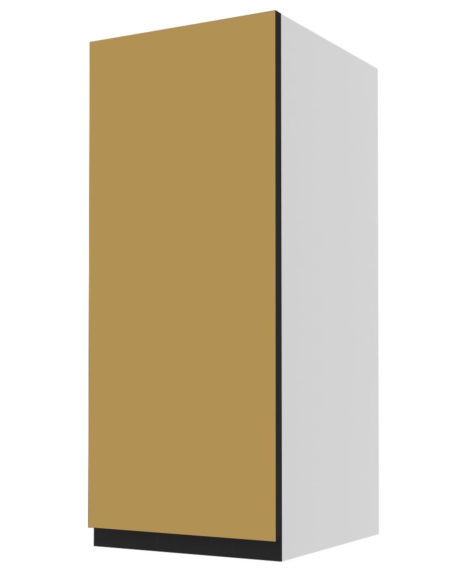 Feldmann-Wohnen Klapphängeschrank Velden 30xcm Front-, Korpusfarbe und Ausführung wählbar grifflos 1-türig gold super matt