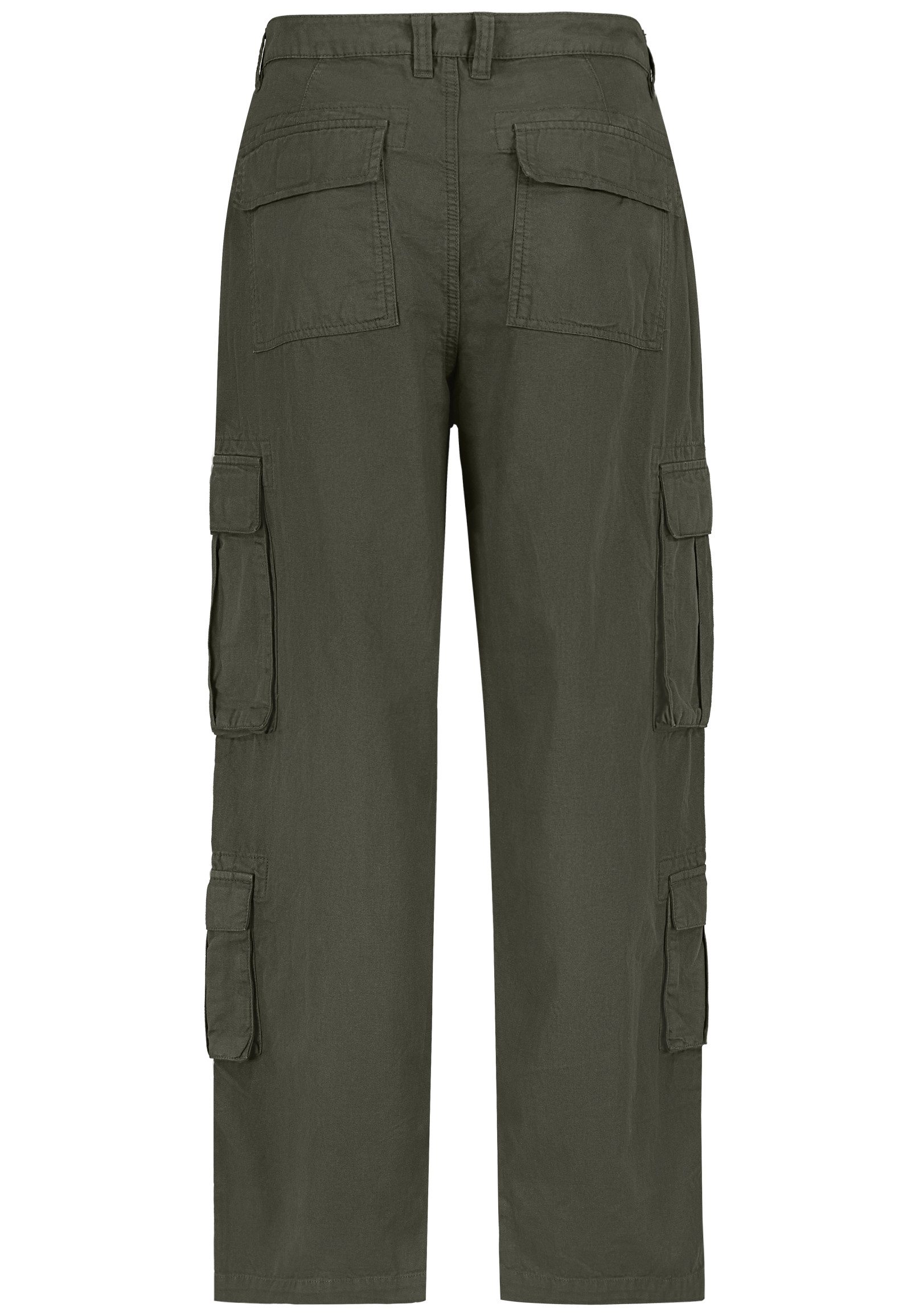 SUBLEVEL Cargohose Herren Hose mit Cargotaschen Loose Fit, Baumwoll-Canvas