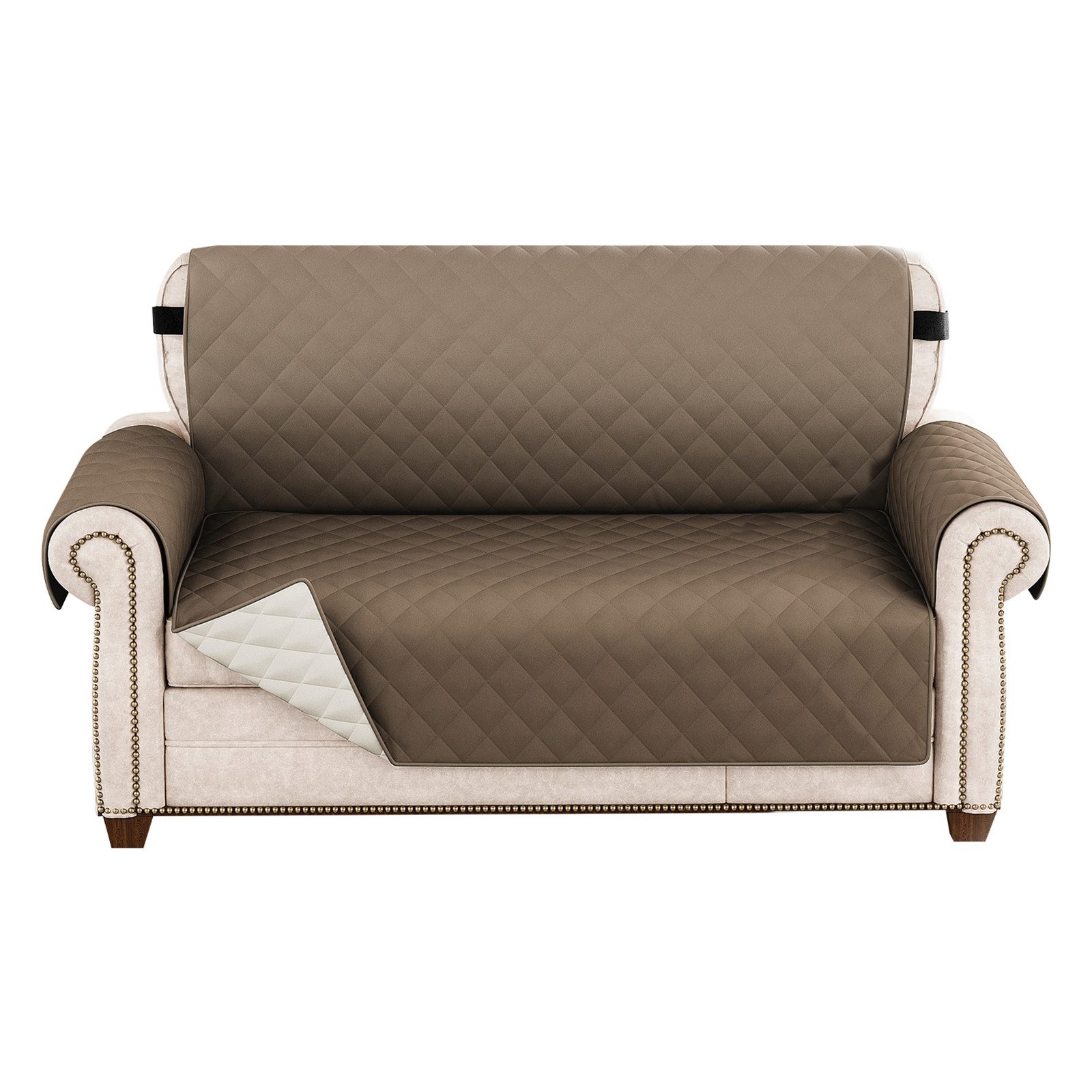 BTTO Sofahusse Sofaüberzug Wasserdichter Sofabezug 1/2/3 Sitzer, Couch Überzug mit elastischem Band