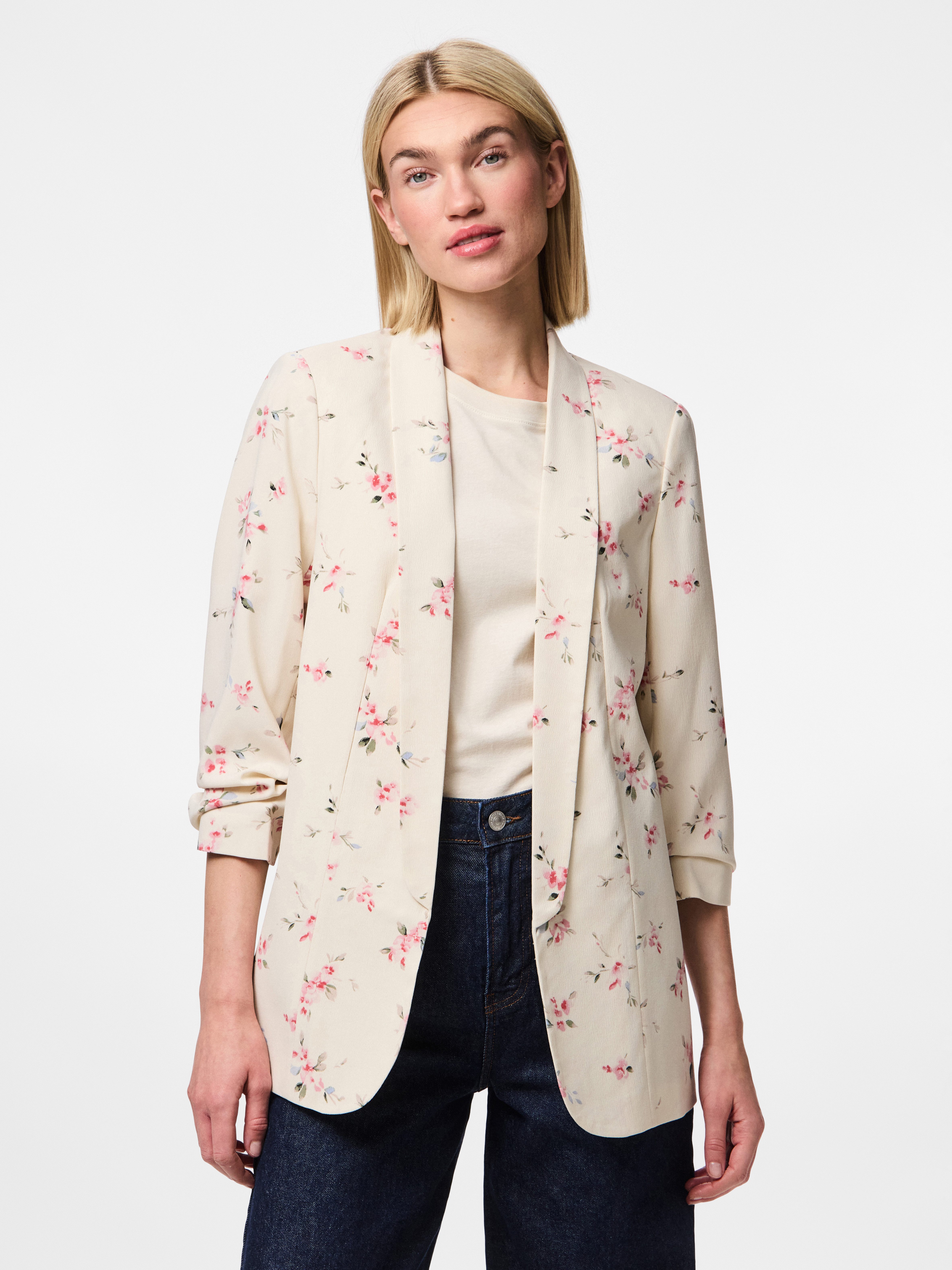 Blusenblazer PCBOSELLA 3/4 PRINTED BLAZER NOOS