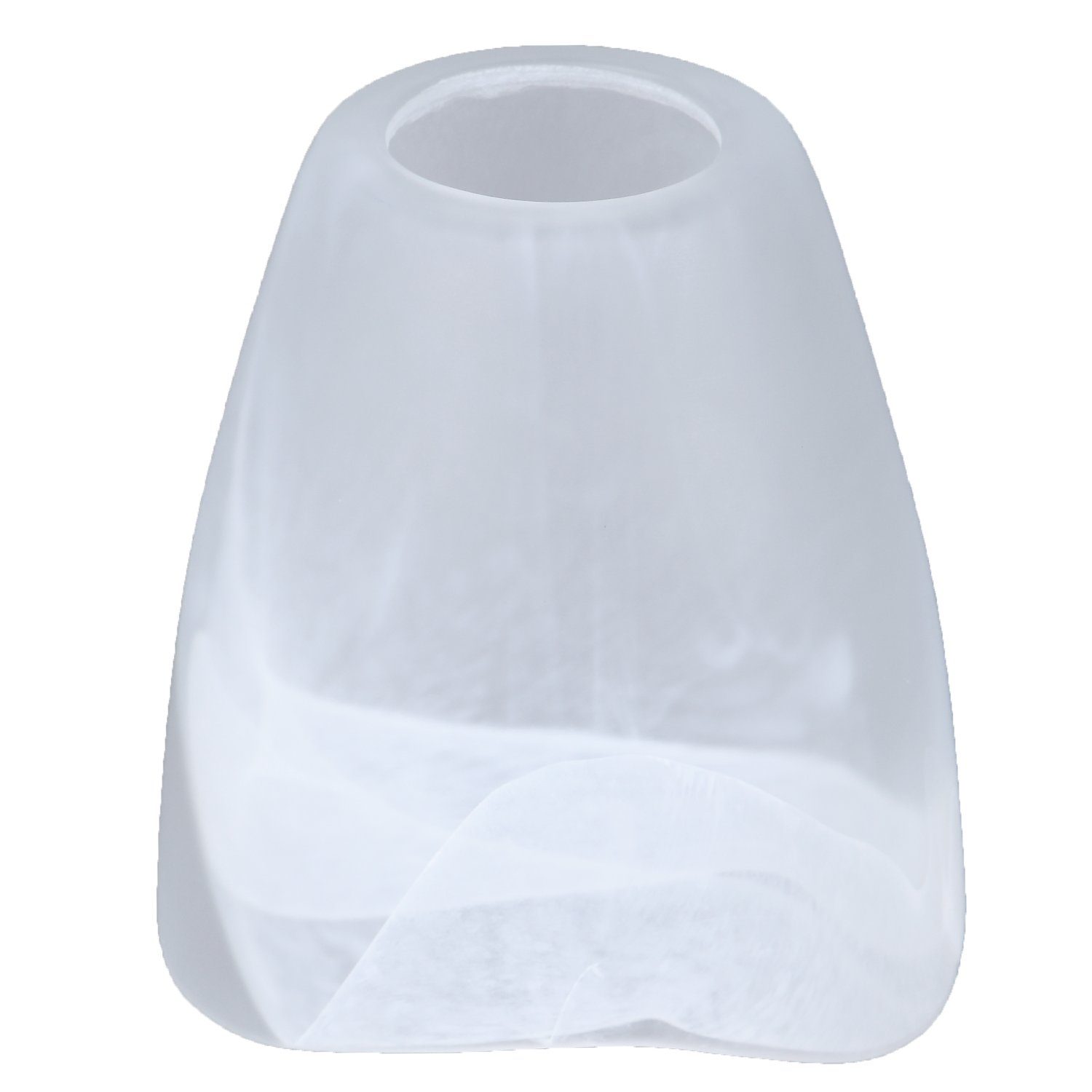 Home4Living Лампыschirm Лампыglas Ø 109mm Weiß Blütenform Alabasterglas, Dekorativ