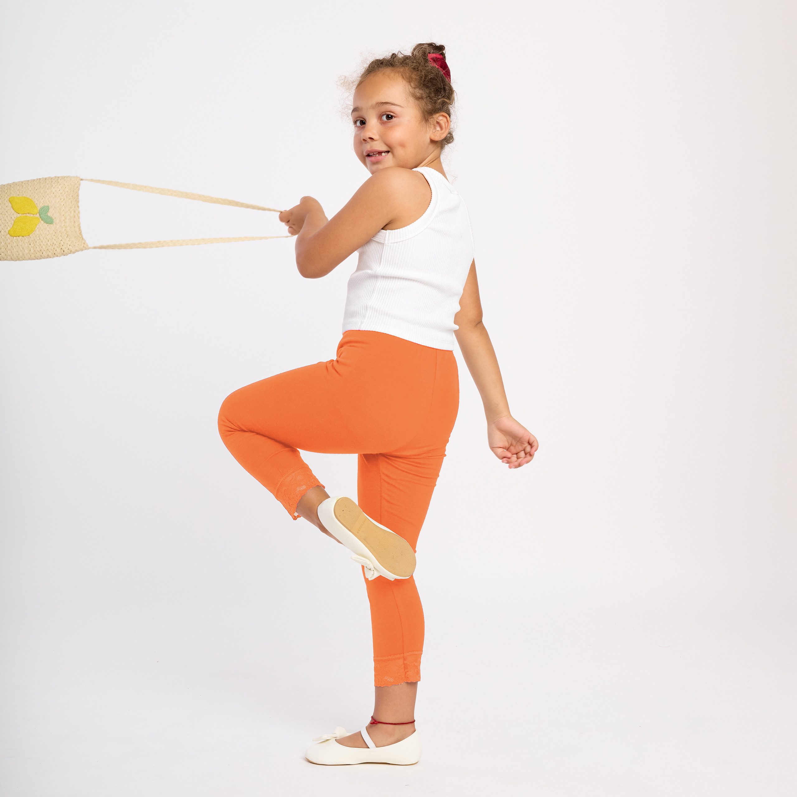 Merry Style Leggings Mädchen 3/4 Capri Hose MS10-293 (1-tlg) aus Viskose – Bild 5 von 5