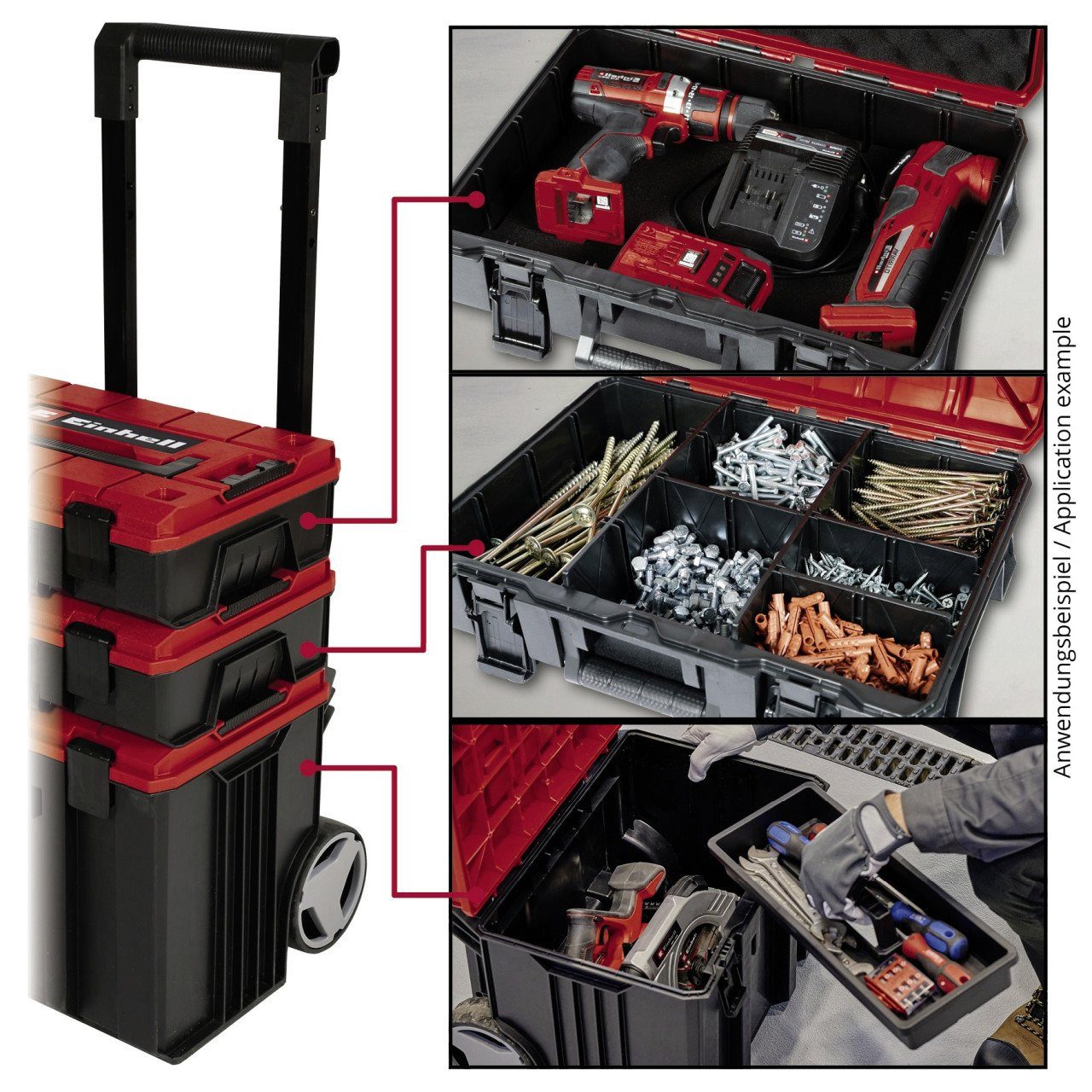 Thumbnail - Einhell Werkzeugtrolley Einhell Werkzeug-Trolley E-Case Tower